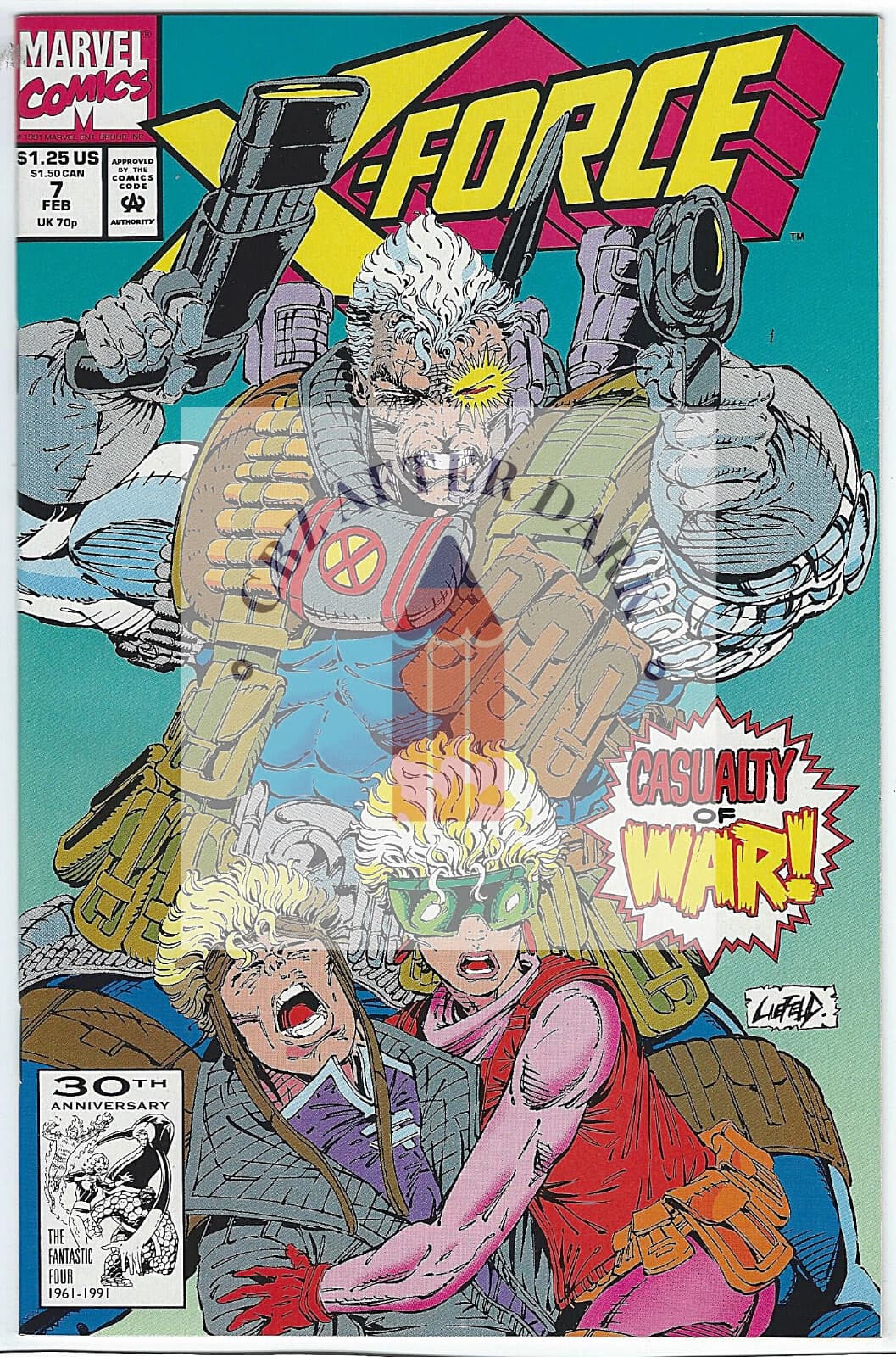 X-Force, Vol. 1 #7A - 9.6 Near Mint + Marvel Comics - 1992 - Image 1