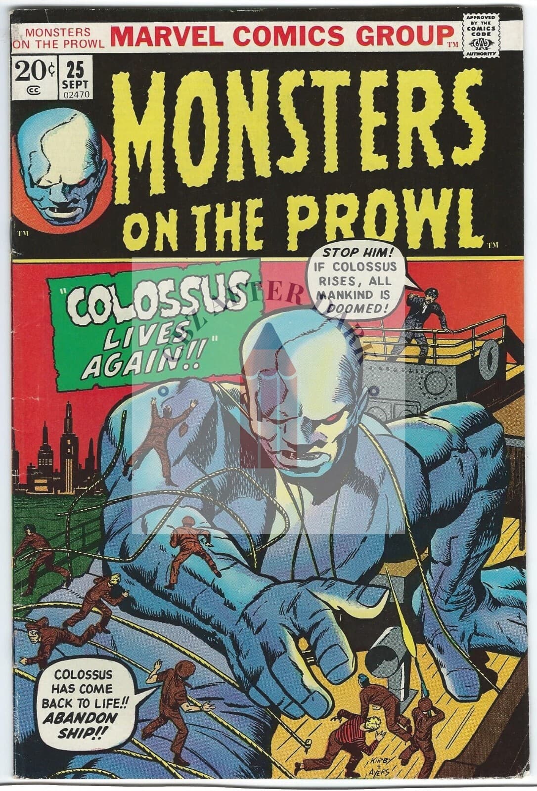 Monsters on the Prowl #25 - 6.0 Fine - Marvel Comics - Image 1