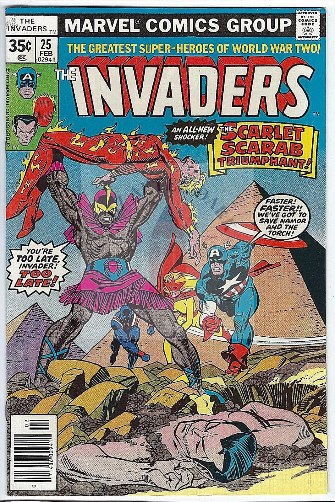 Invaders, Vol. 1 #25A - 6.0 Fine - 1978 - Image 1