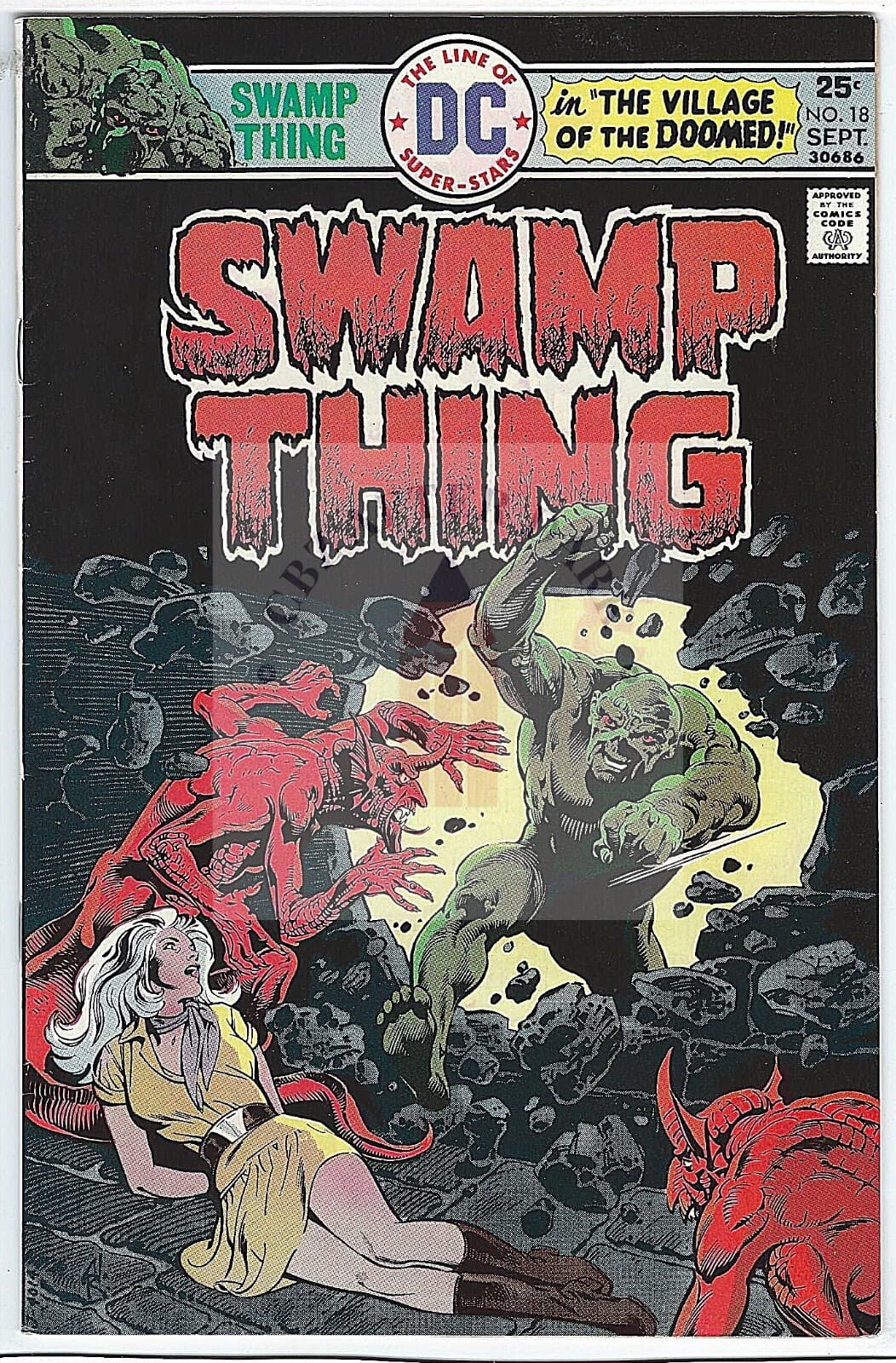 Swamp Thing, Vol. 1 - #18 - 8.0 Very Fine - 1975 - Image 1