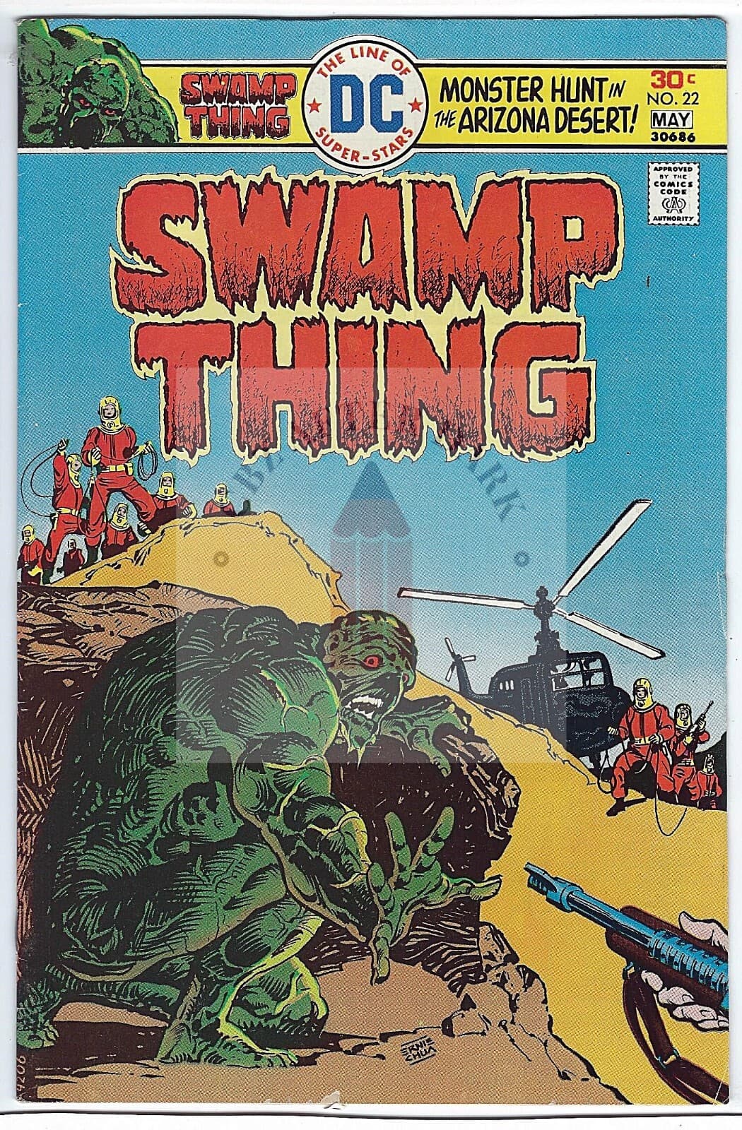 Swamp Thing, Vol. 1 - #22 - 6.0 Fine - 1976 - Image 1