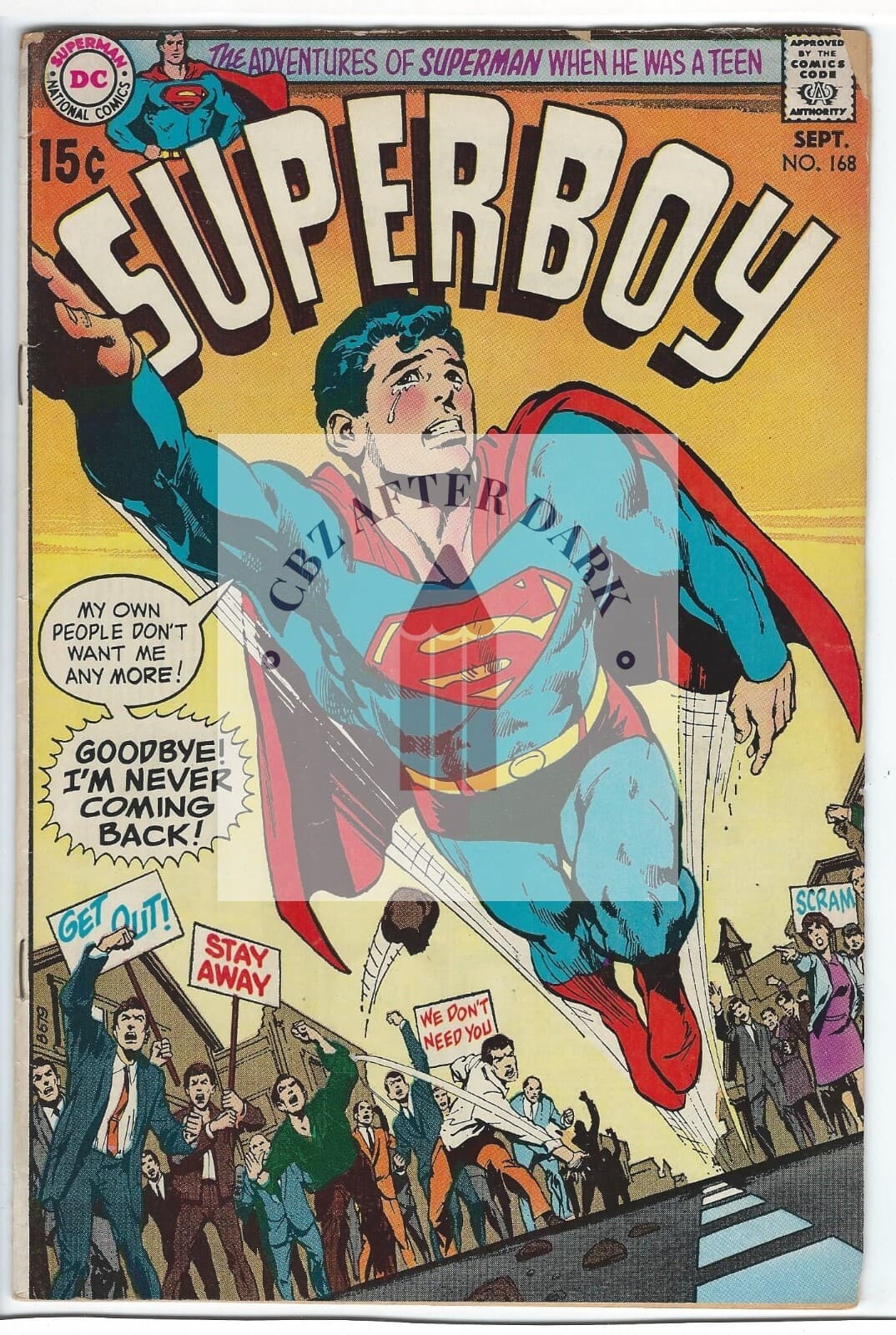 Superboy, Vol. 1 #168 - 5.5 Fine - DC Comics