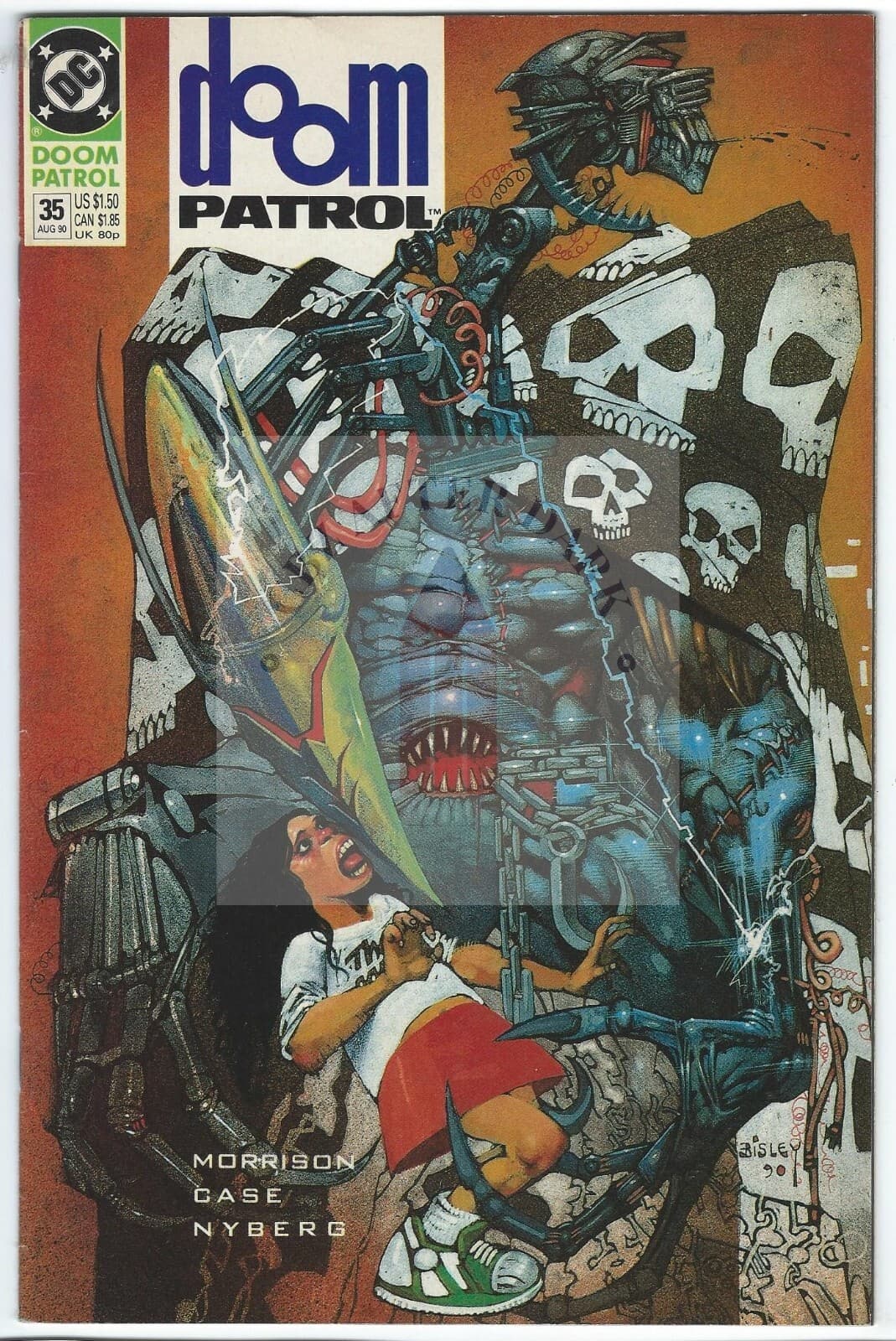 Doom Patrol, Vol. 2 - #35 - 8.0 Very Fine 1st app. Danny, 1st cameo Flex - Image 1