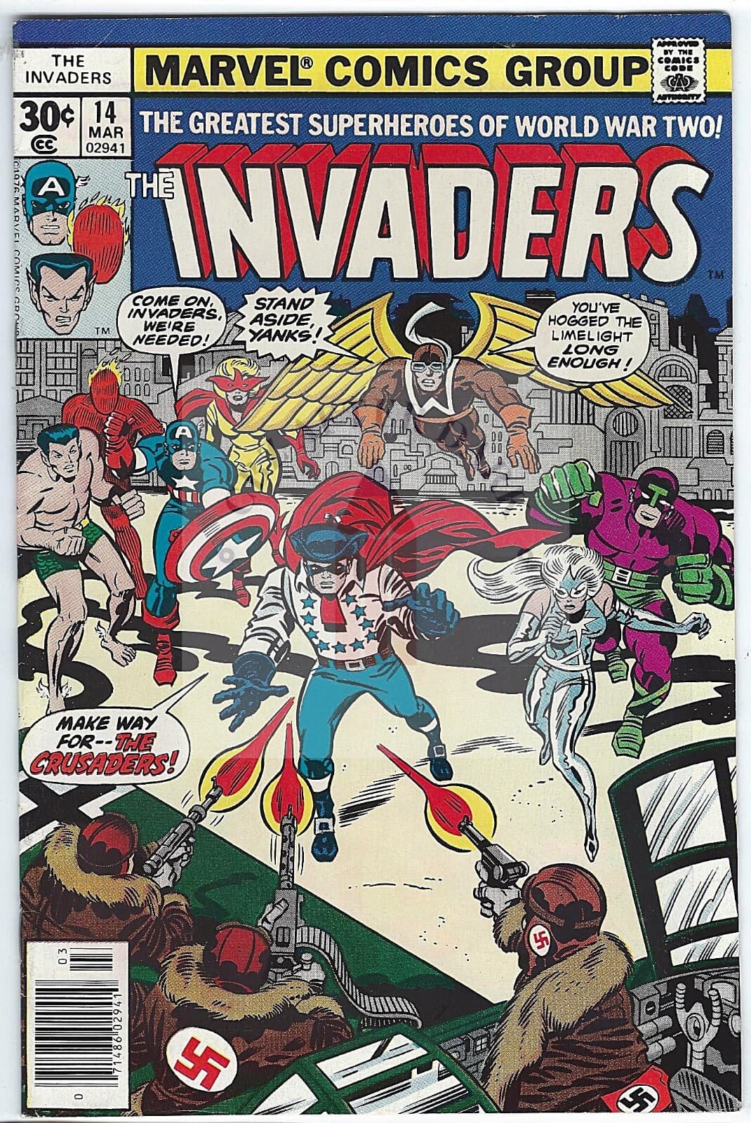 Invaders, Vol. 1 - #14A - 8.0 Very Fine - 1st team app. The Crusaders - Image 1