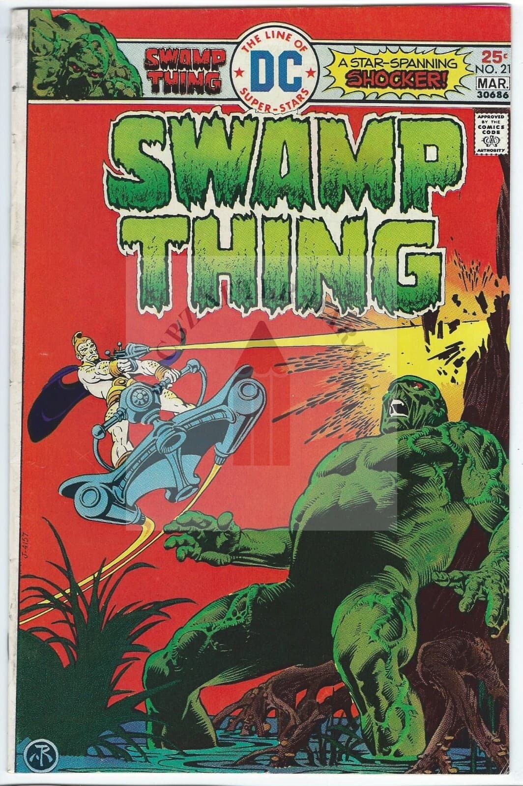 Swamp Thing, Vol. 1 - #21 - 6.0 Fine - 1976 - Image 1