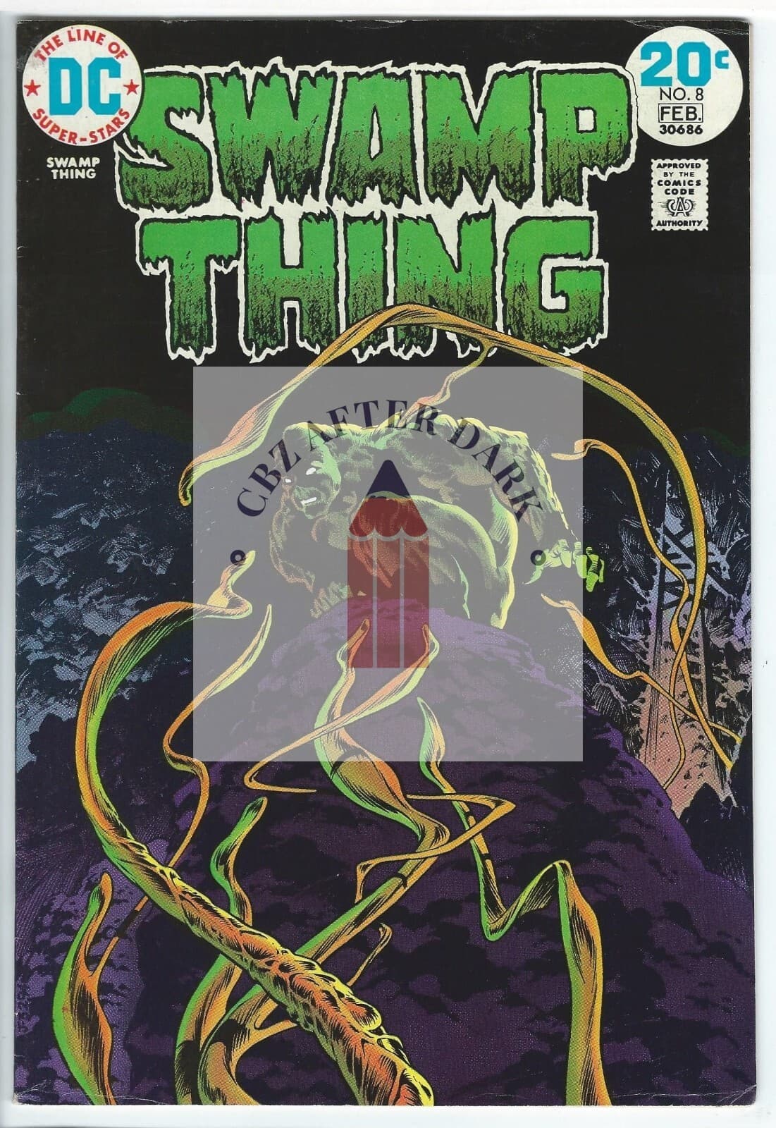Swamp Thing, Vol. 1 #8 - 6.0 Fine - DC - Bernie Wrightson Classic Cover - Image 1