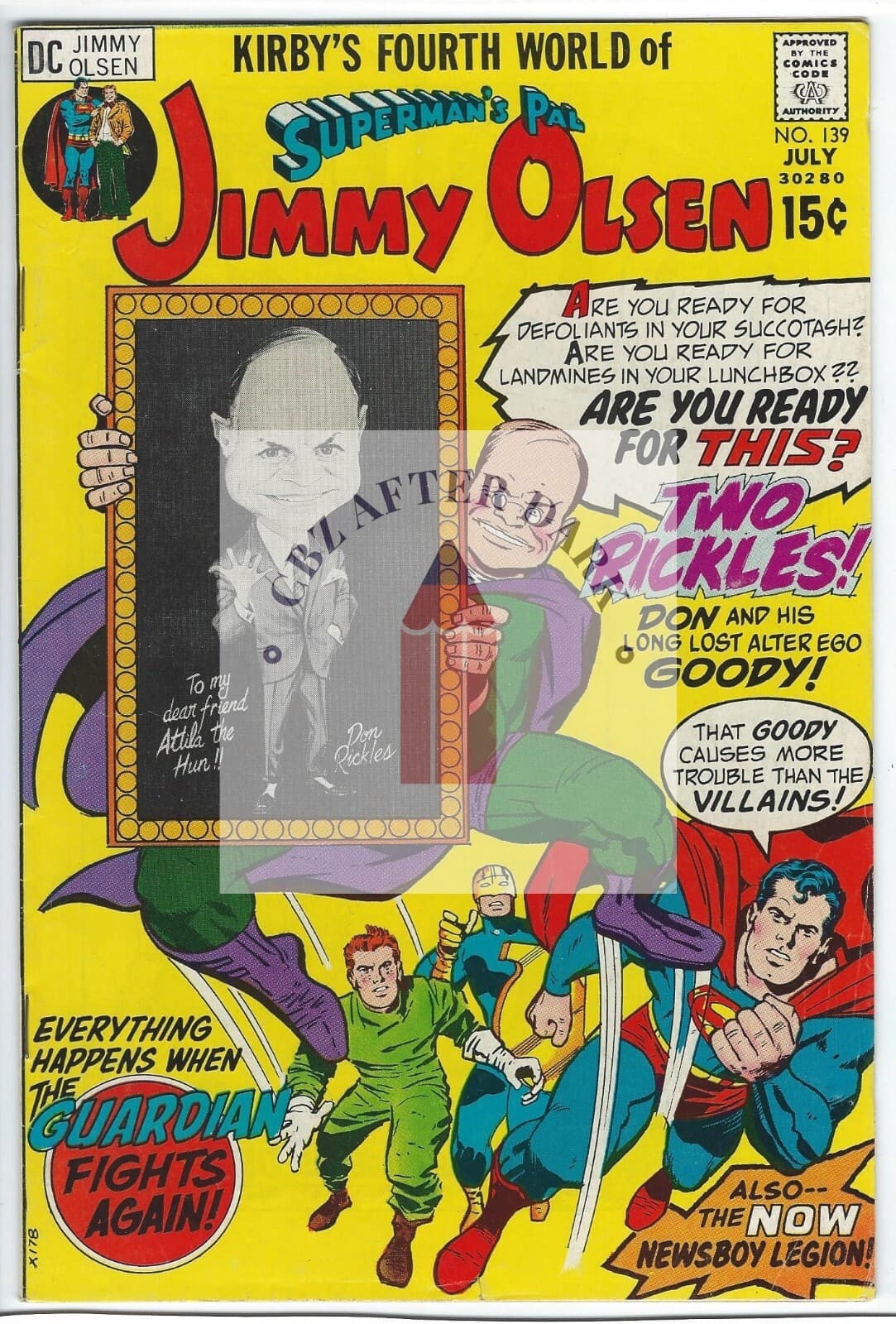 Superman's Pal Jimmy Olsen #139 - 6.0 Fine - 1st App. Bruno Mannheim