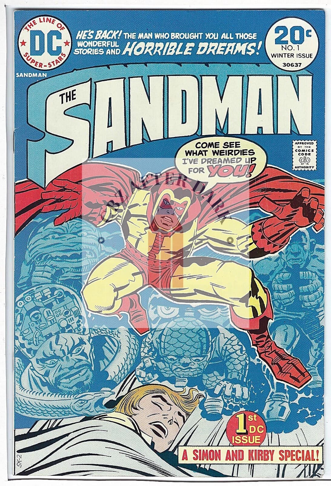 Sandman, Vol. 1 #1A - 8.0 Very Fine - DC - 1st Bronze App. Sandman - Image 1