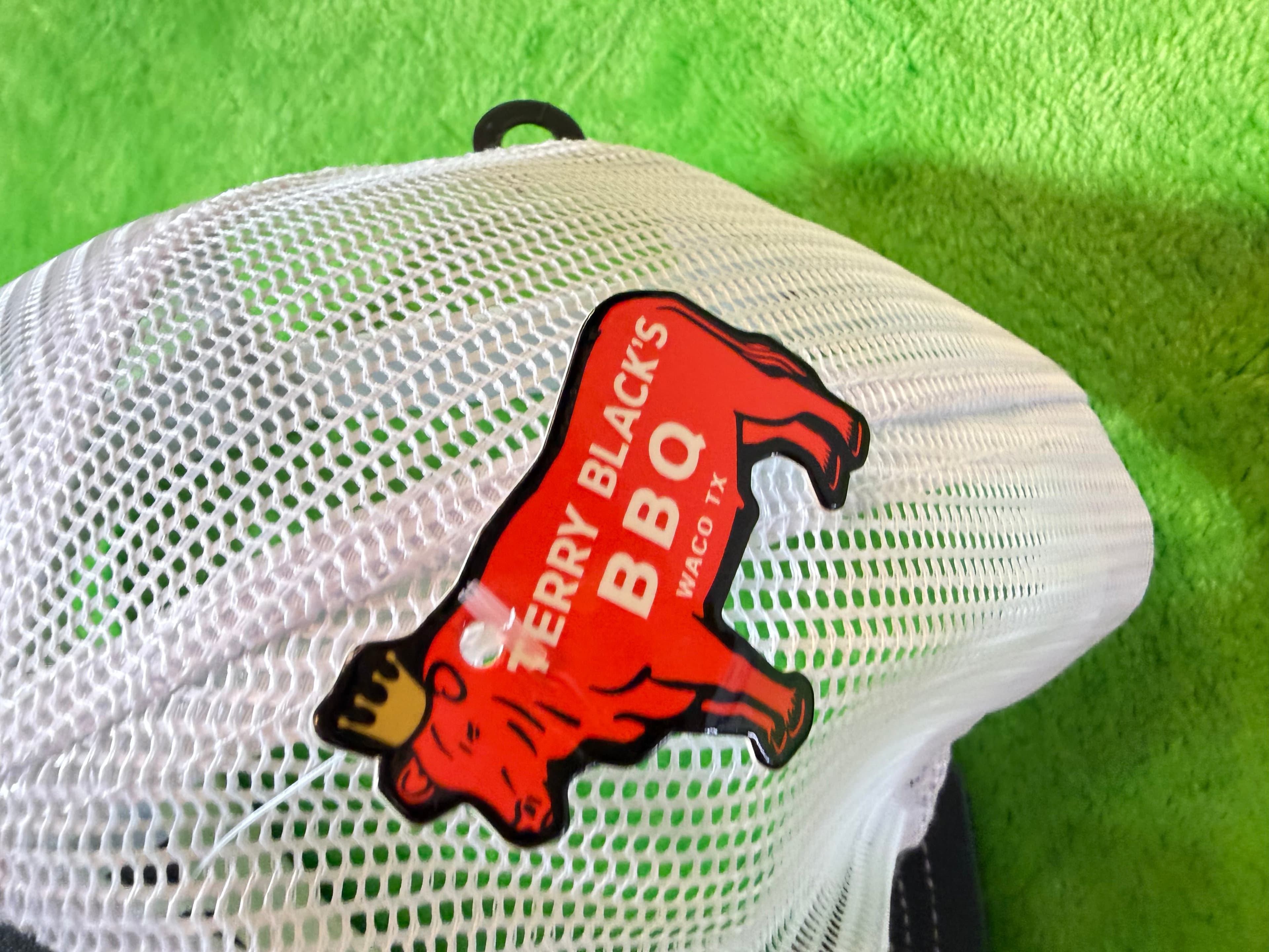 Terry Black's Barbecue Waco Texas Trucker Hat Gray Mesh Snapbacl NWT - Thumbnail 4