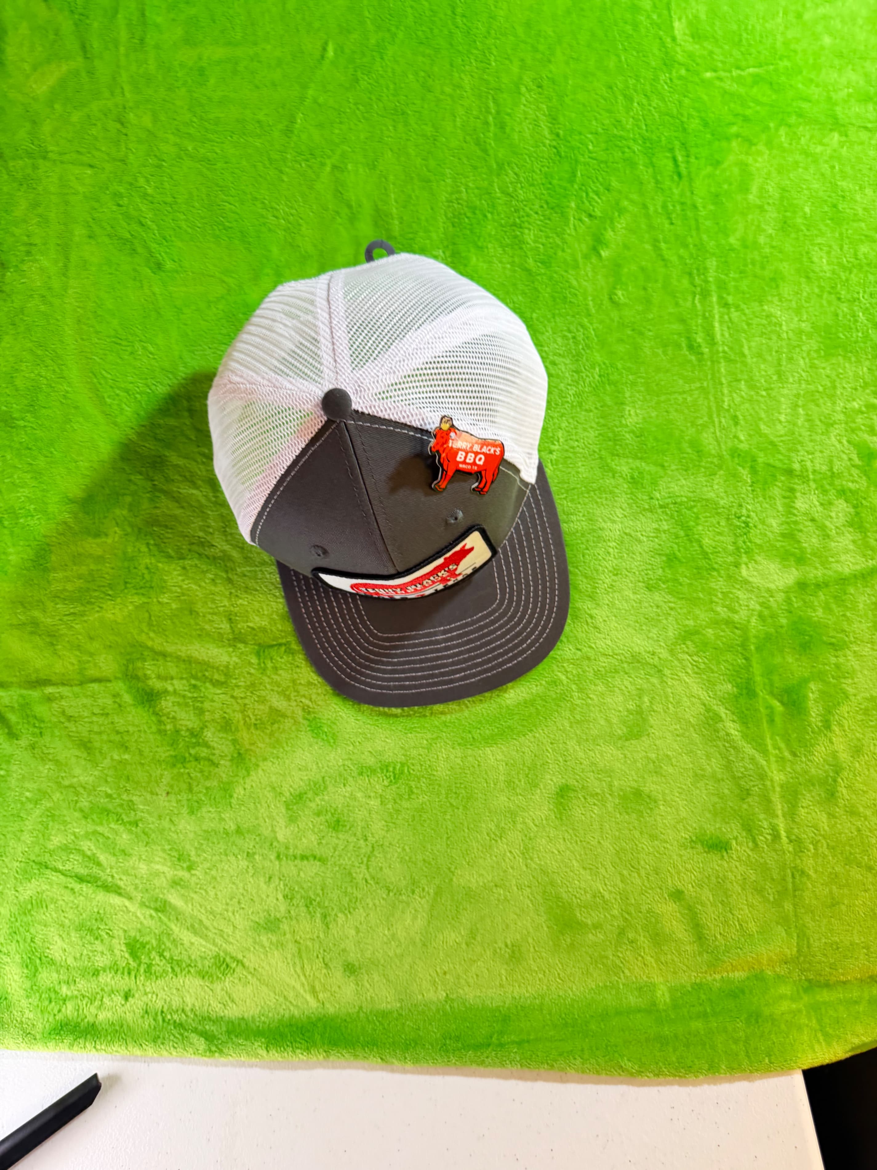 Terry Black's Barbecue Waco Texas Trucker Hat Gray Mesh Snapbacl NWT - Thumbnail 6