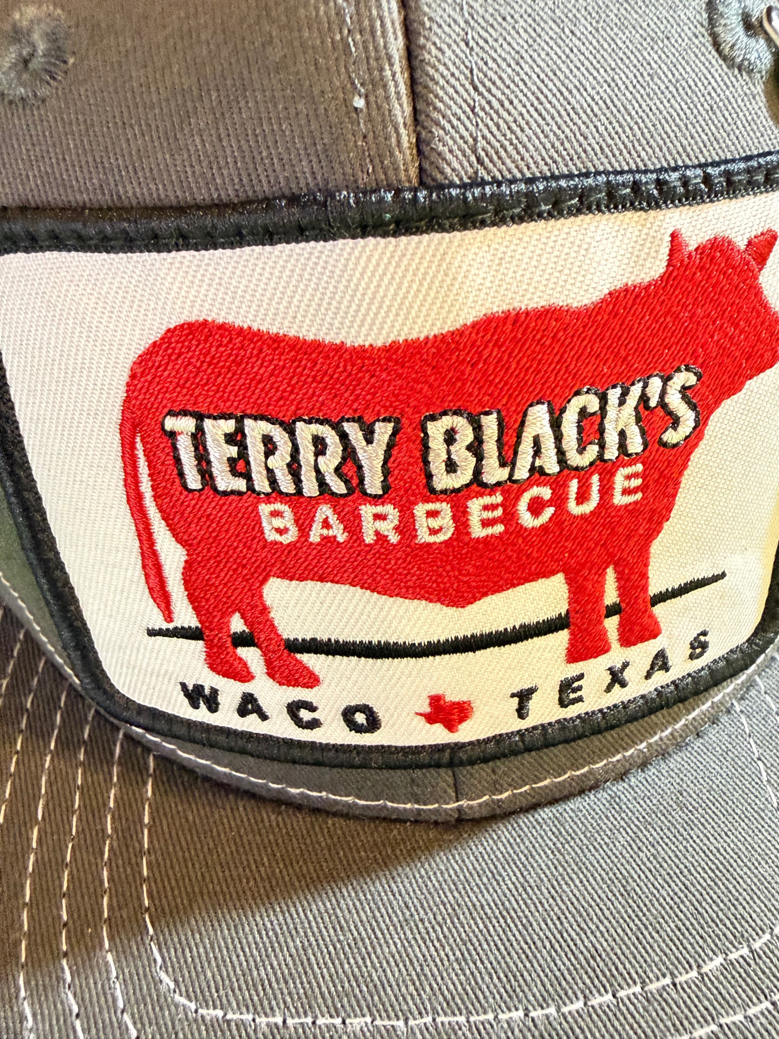 Terry Black's Barbecue Waco Texas Trucker Hat Gray Mesh Snapbacl NWT - Thumbnail 3