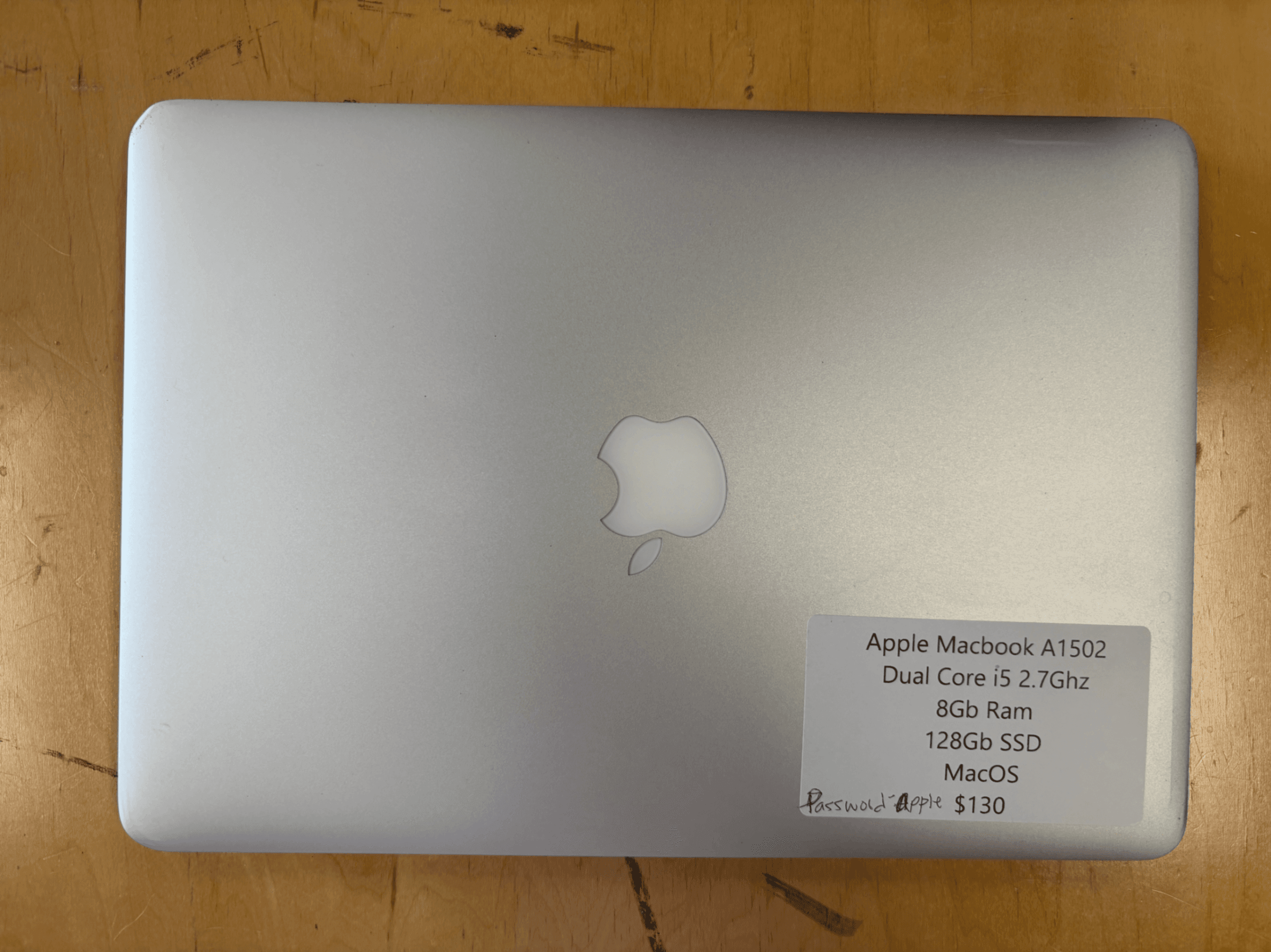Apple MacBook A1502 13-inch 6GB RAM 128GB SSD - Image 1