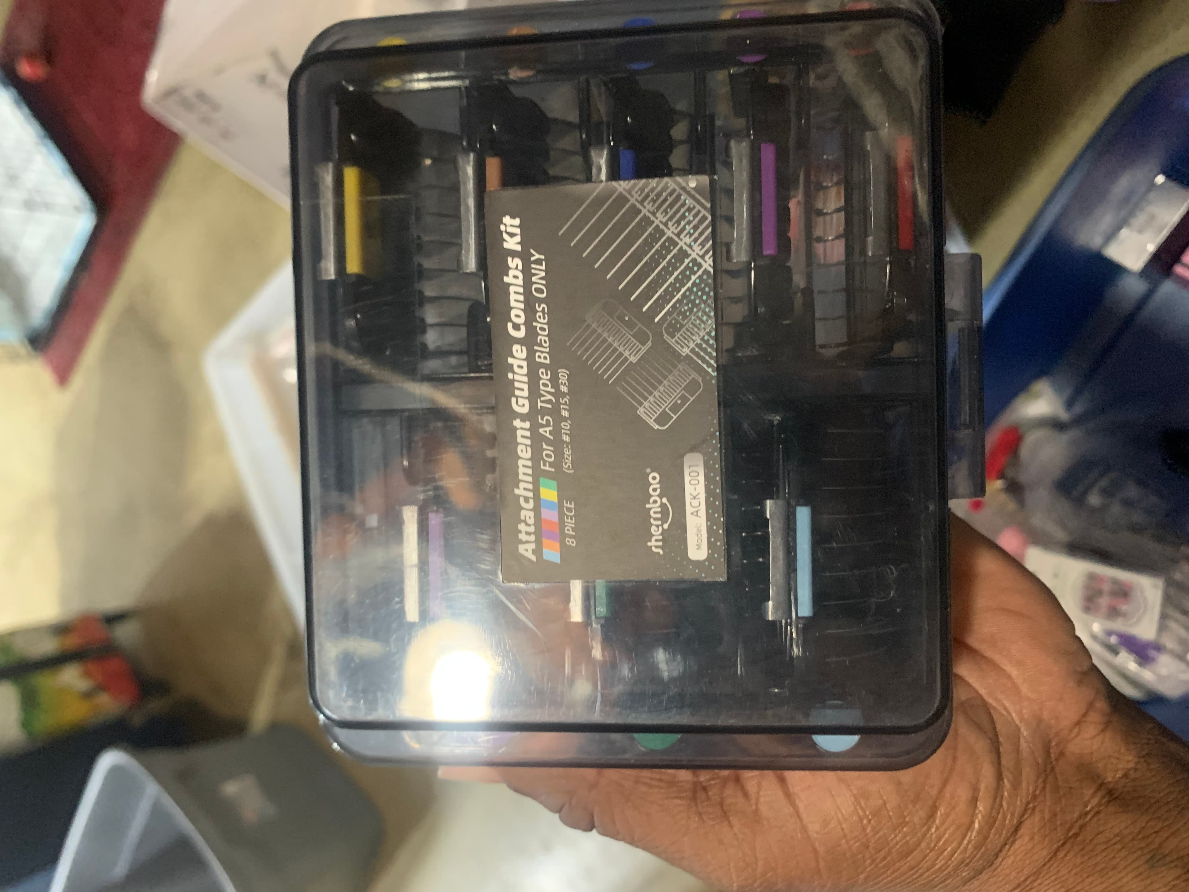 Stenbao Attachment Guide Combs Kit for A5 Blades, 8 Piece - Thumbnail 2