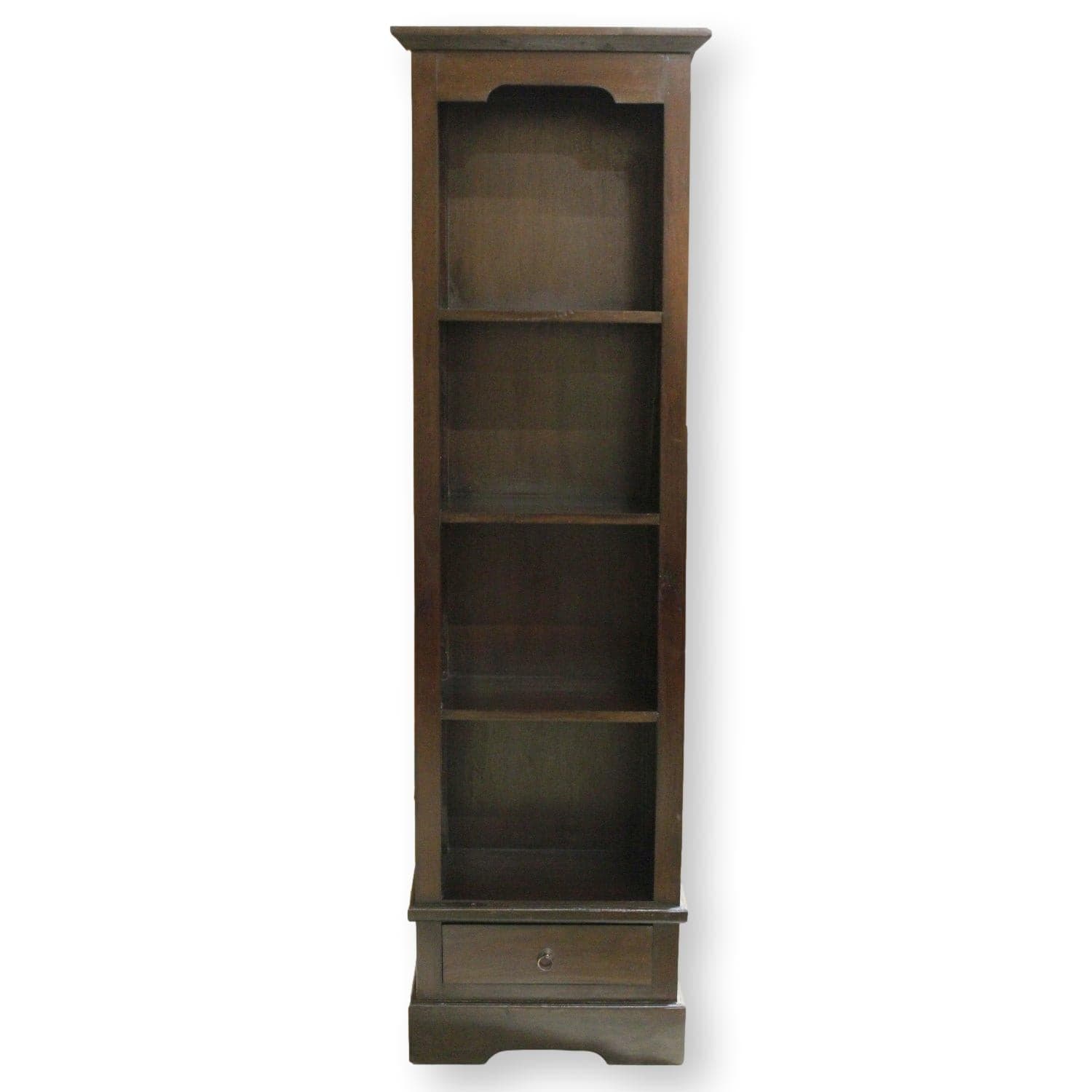 Espresso Narrow Bookcase w/Drawer - Espresso - Image 1