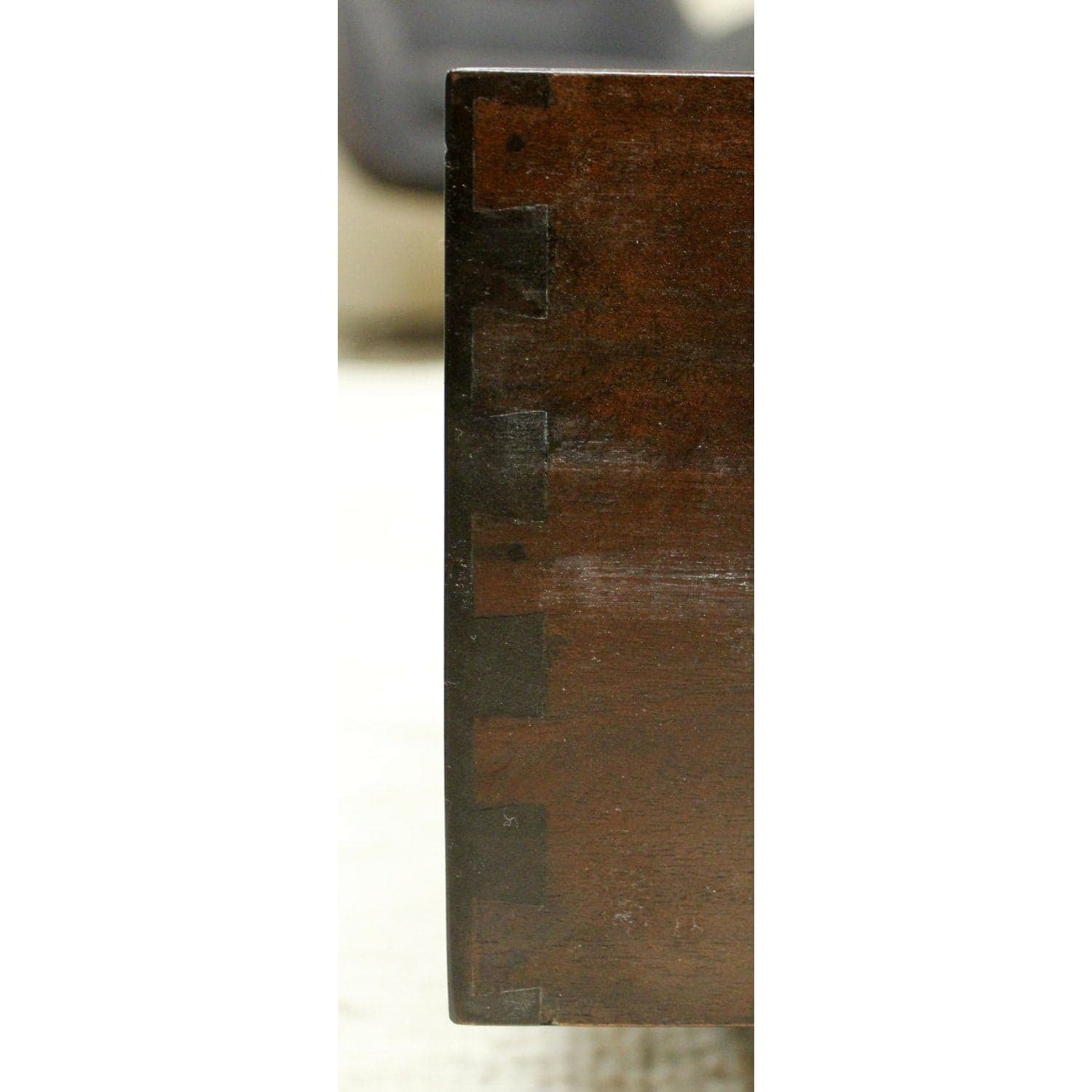 Pottery Barn "Ryhs" Dark Brown 3 Drawer Coffee Table - Dark Brown - Thumbnail 6