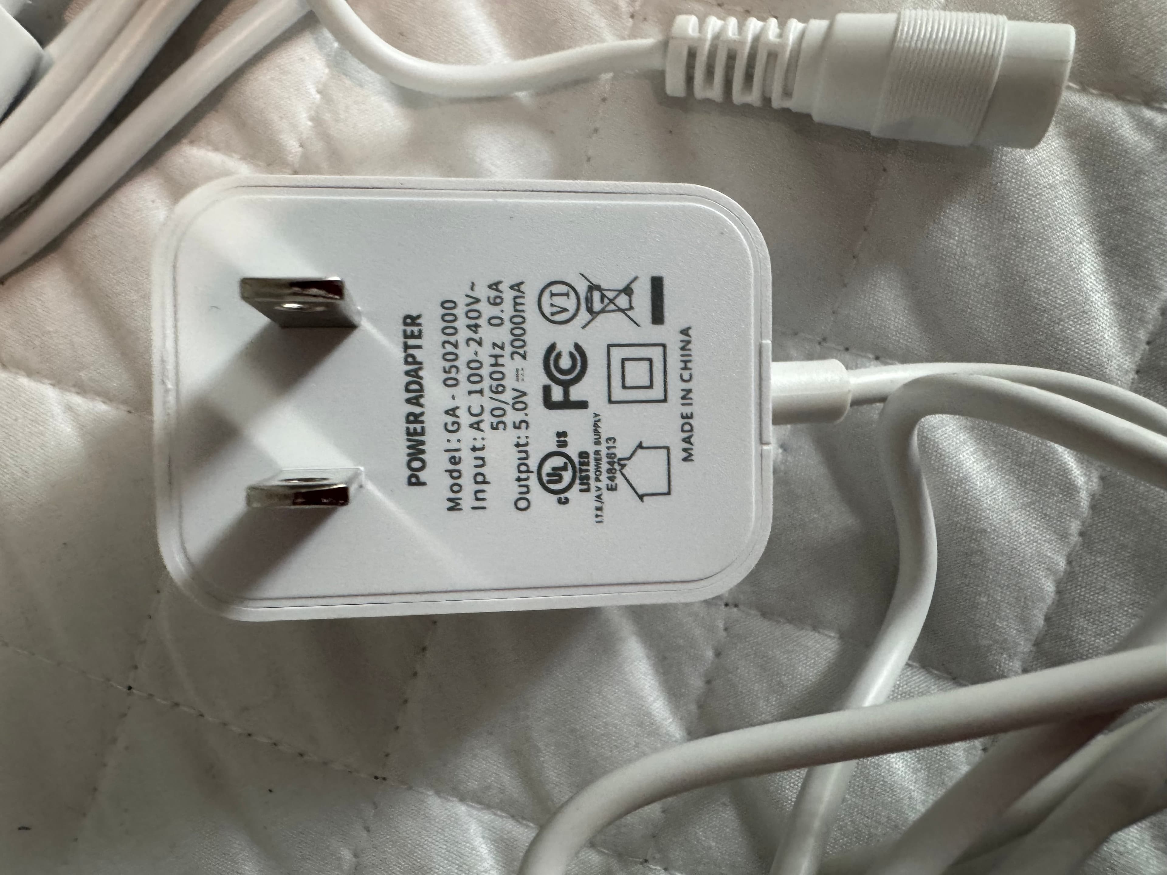 White USB Power Adapter with Cable Set - Thumbnail 7