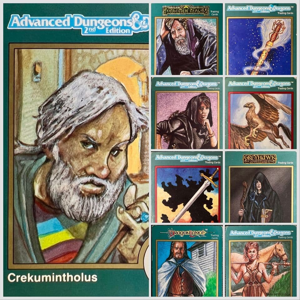 AD&D Trading Cards – 1993 TSR Vintage D&D Cards Lot | 2nd Edition Classic Set