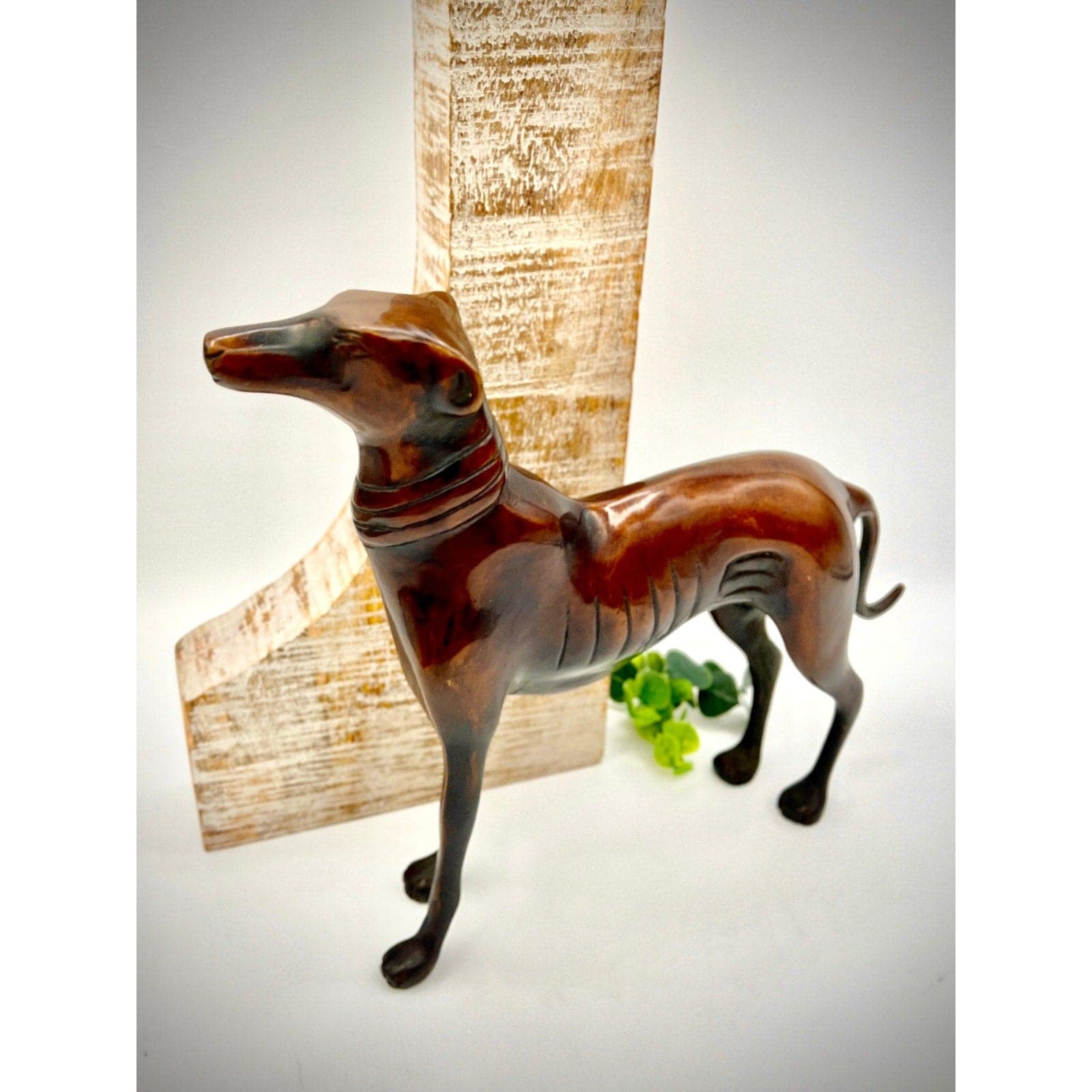 Bronze Vintage Greyhound Figurine - Image 1
