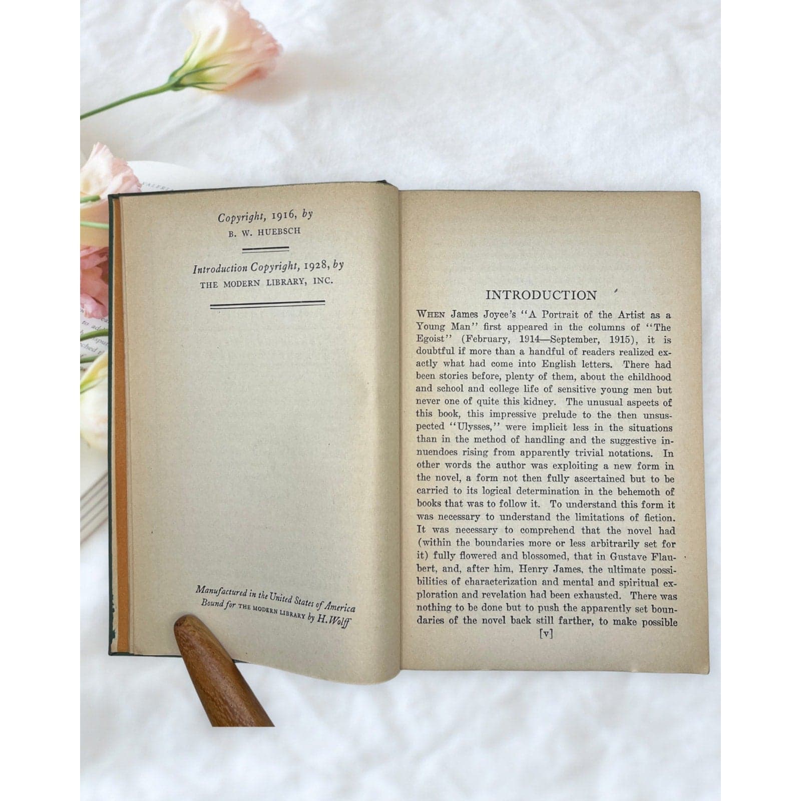Vintage A Portrait of the Artist as a Young Man James Joyce Modern Library Book - Thumbnail 4