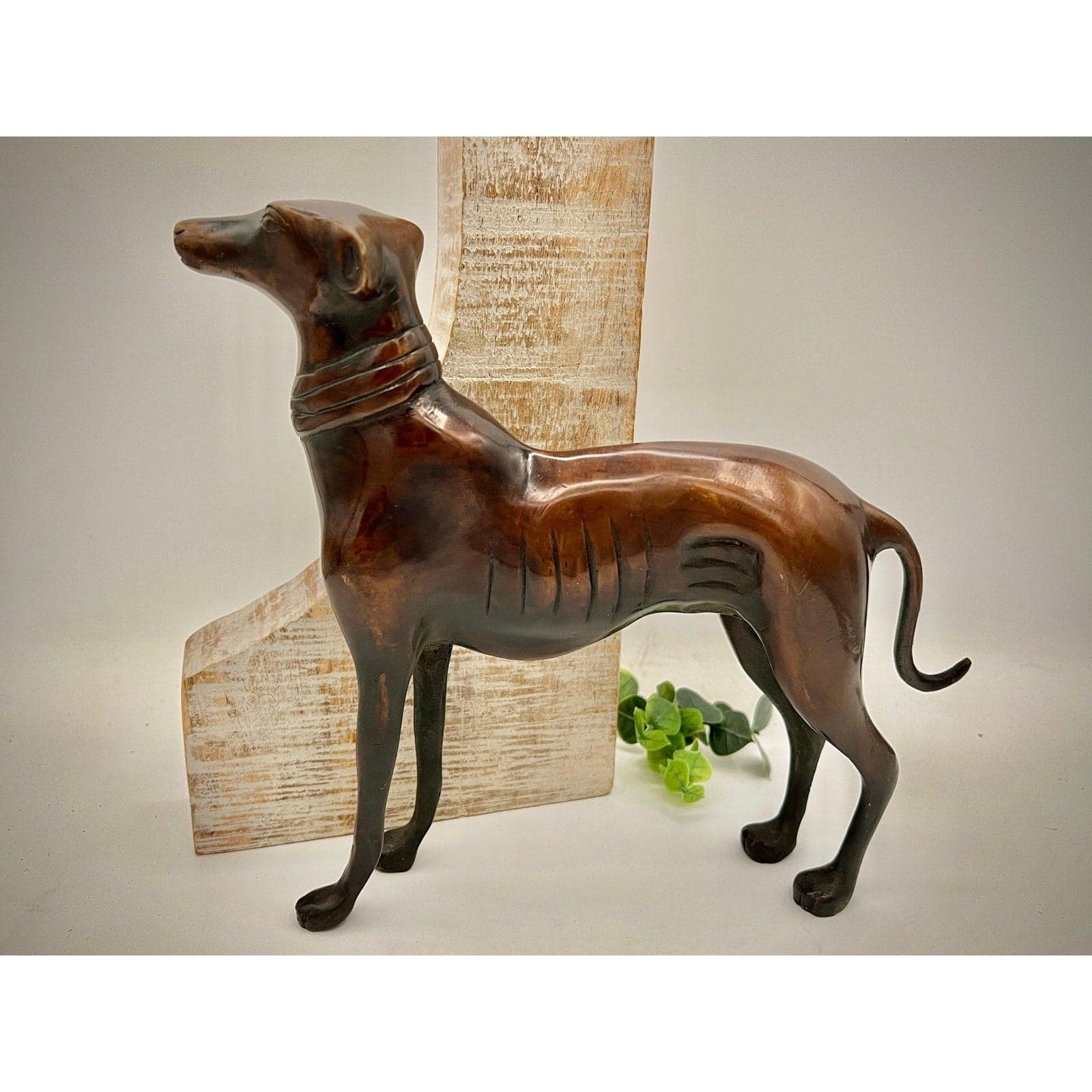 Bronze Vintage Greyhound Figurine - Thumbnail 3