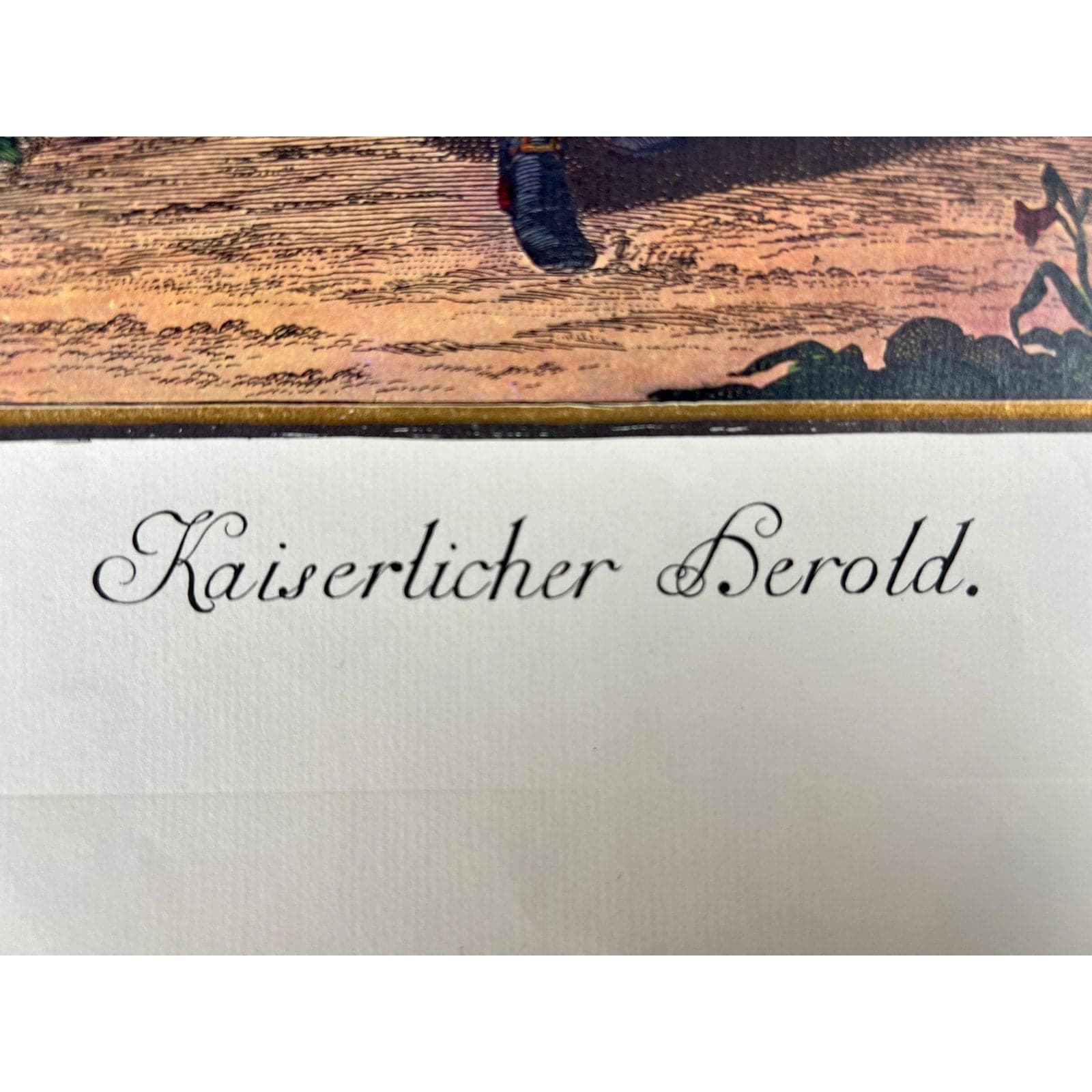 Vintage Military Uniform Prints Set of 3 Kaiserlicher Herald Artillerie - Thumbnail 4