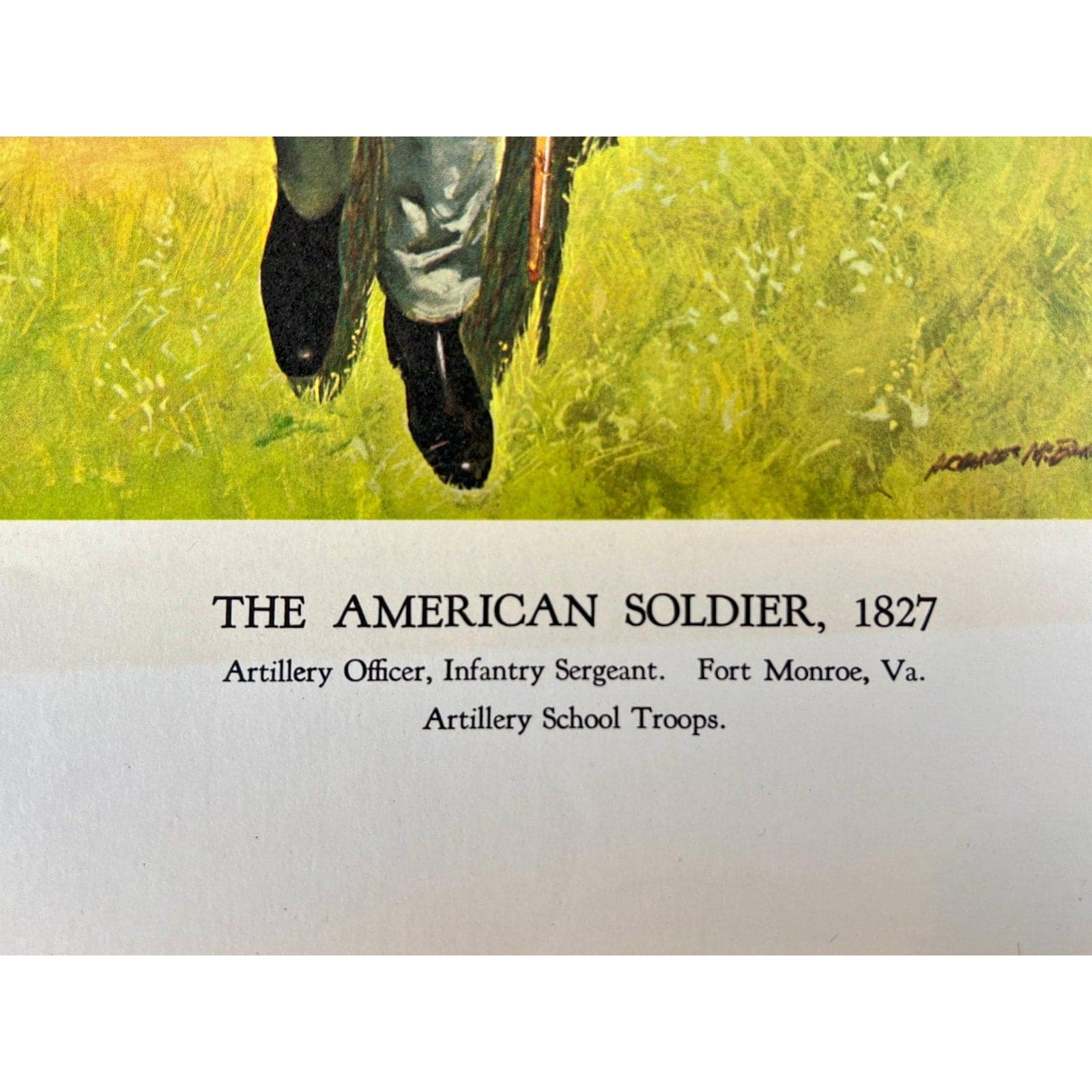American Military Lithographs – Vintage Military Prints & Historic Soldier Art by Hugh McBarron - Thumbnail 4
