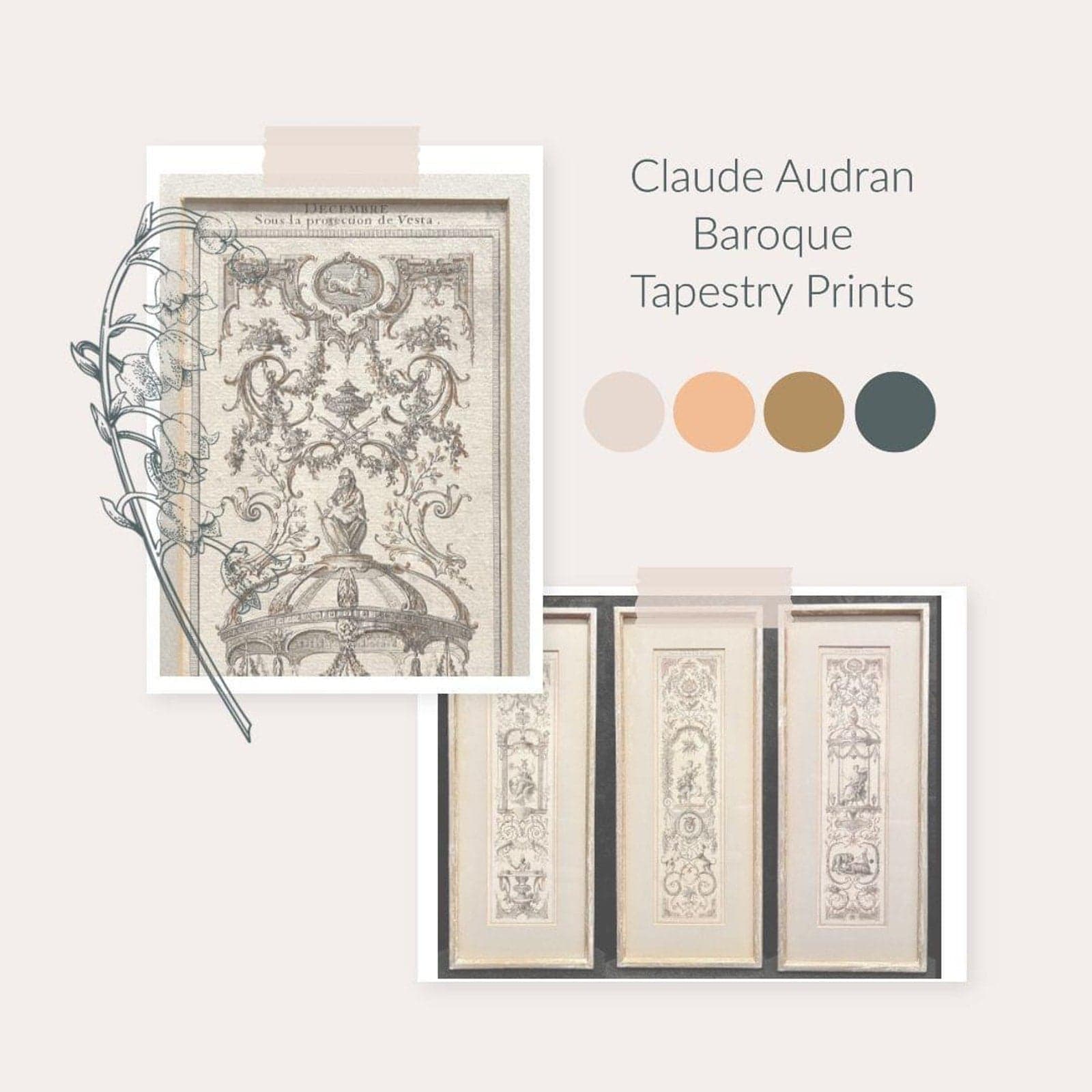 Les Doize Mois Grotesques by Claude Audran- Oct Nov Dec - Thumbnail 2