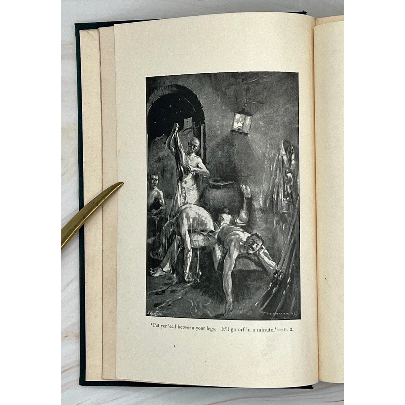 Antique Soldier Stories Book – 1897 Rudyard Kipling with Gold Illustrated Hardcover - Thumbnail 8