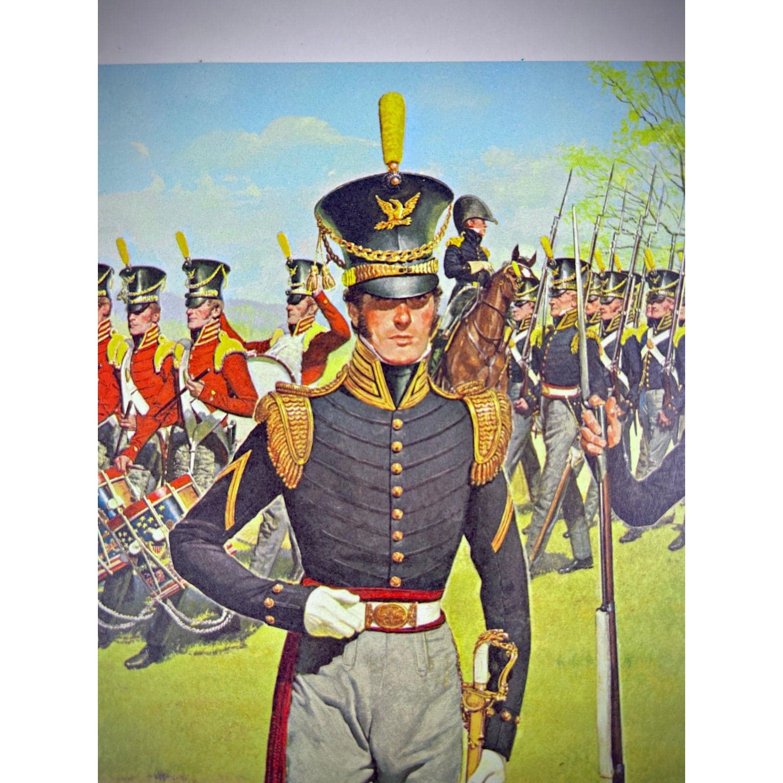 American Military Lithographs – Vintage Military Prints & Historic Soldier Art by Hugh McBarron - Thumbnail 3