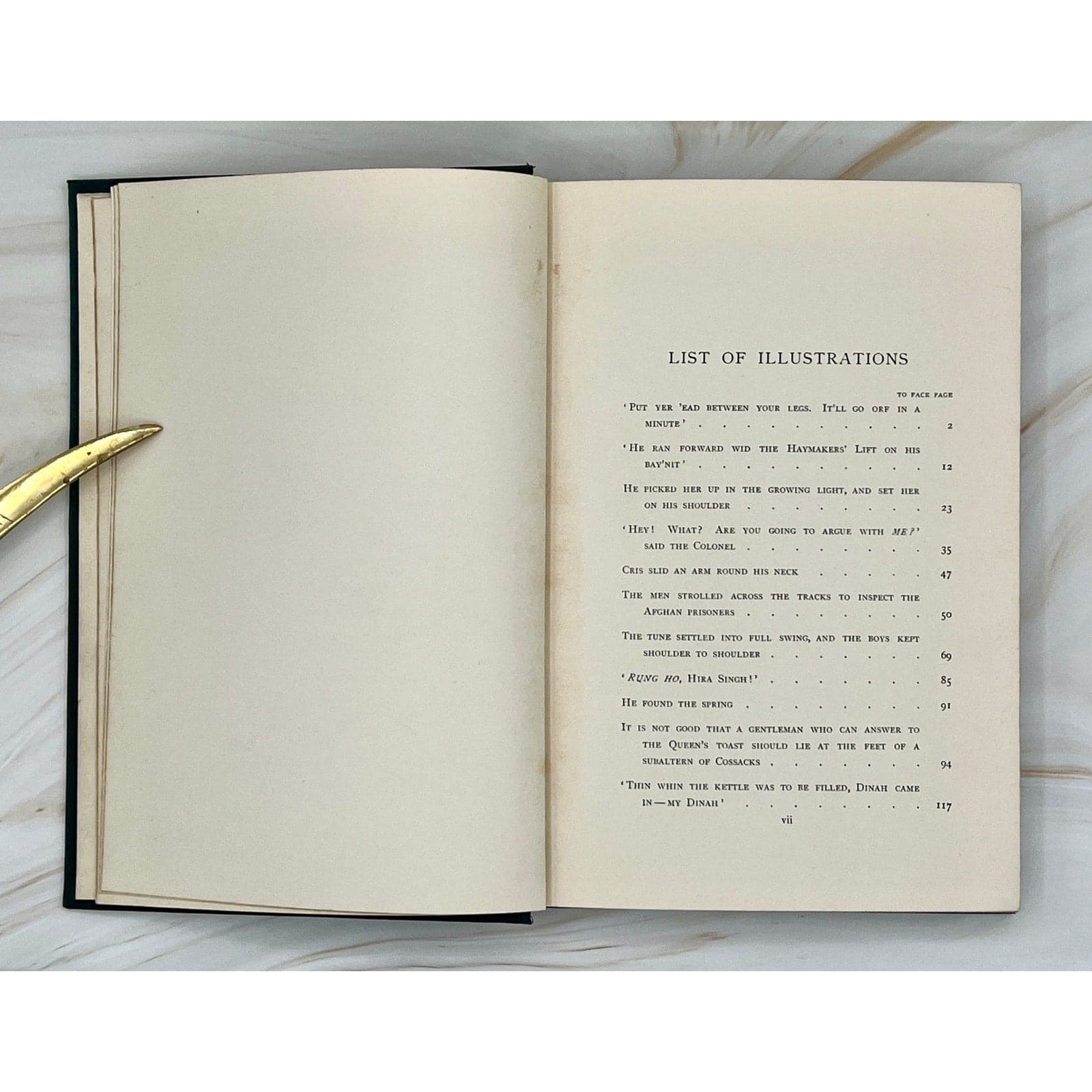 Antique Soldier Stories Book – 1897 Rudyard Kipling with Gold Illustrated Hardcover - Thumbnail 6