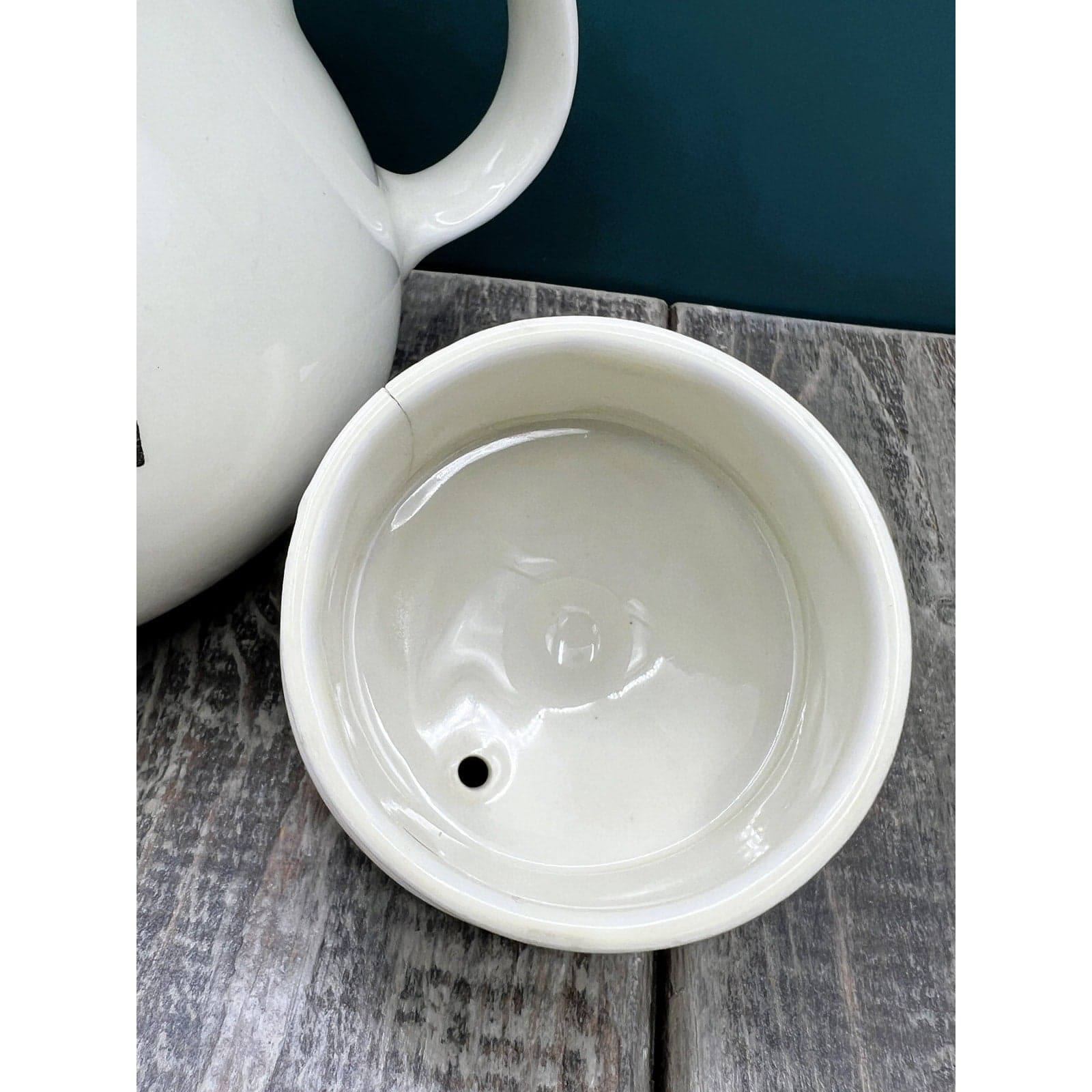 Vintage Hall China Silhouette Streamline Teapot - Thumbnail 6