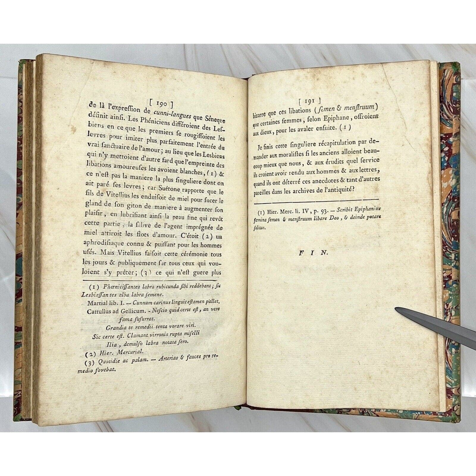 Errotika Biblion First Edition – Rare 1783 Erotica Print Leather Bound Book - Thumbnail 9