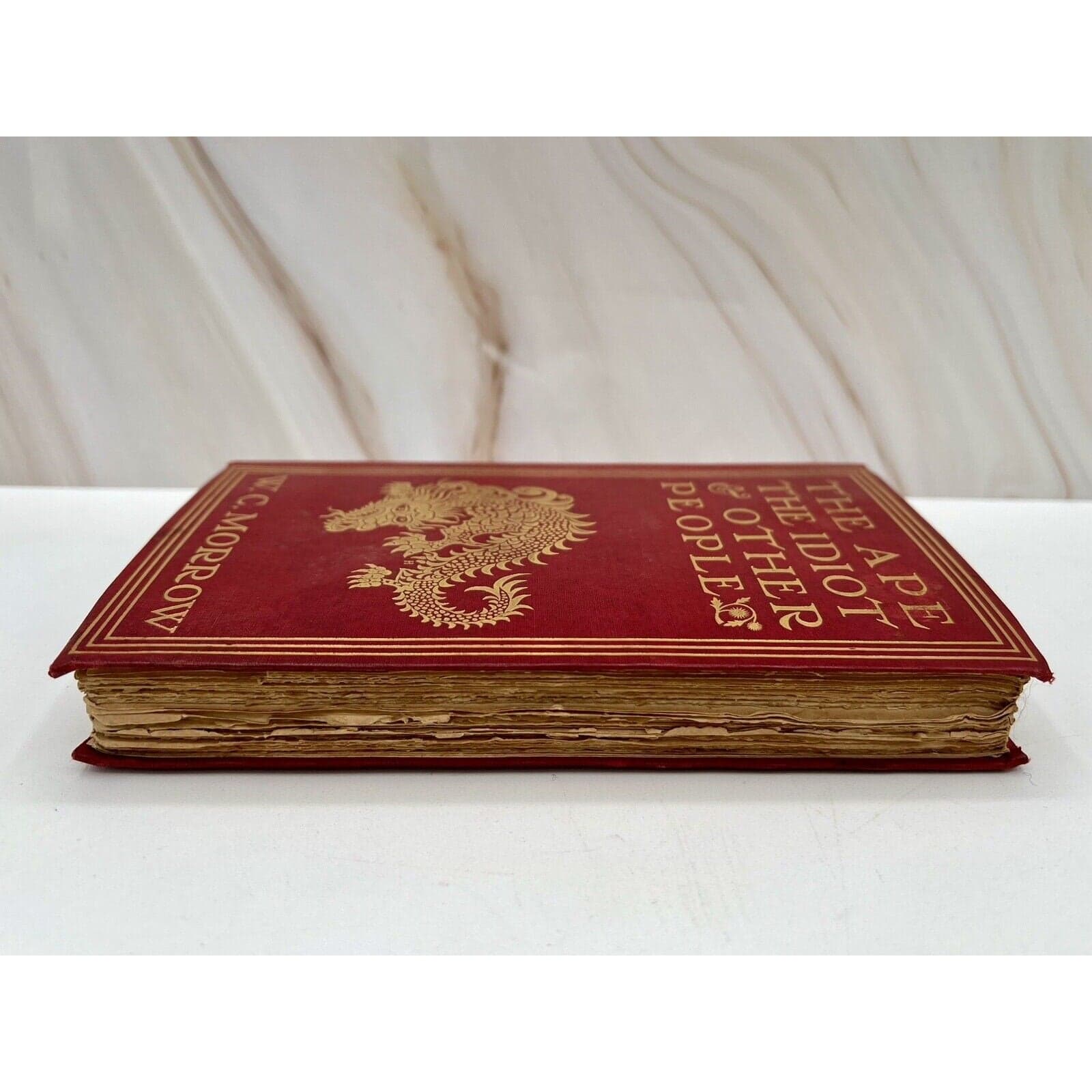 1897 The Ape The Idiot & Other People W.C. Morrow First Edition Lippincott - Thumbnail 2