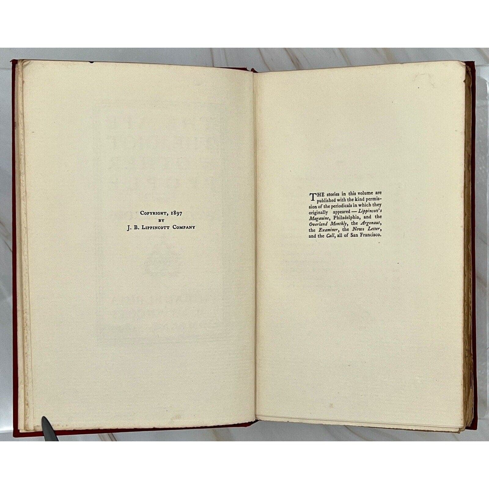 1897 The Ape The Idiot & Other People W.C. Morrow First Edition Lippincott - Thumbnail 6