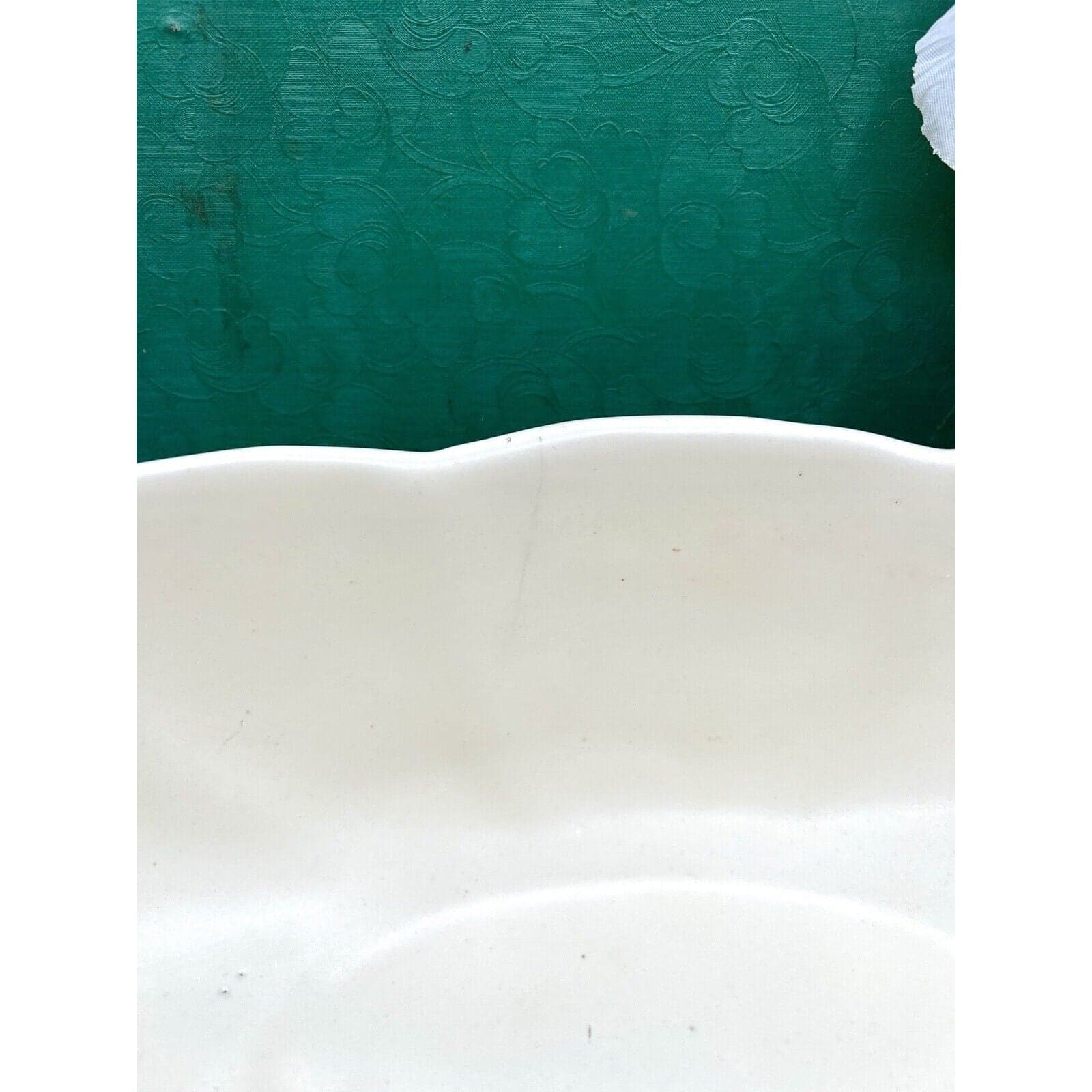 Haeger - Mid-Century Ceramic Bowl, Oblong Form, White - Thumbnail 4