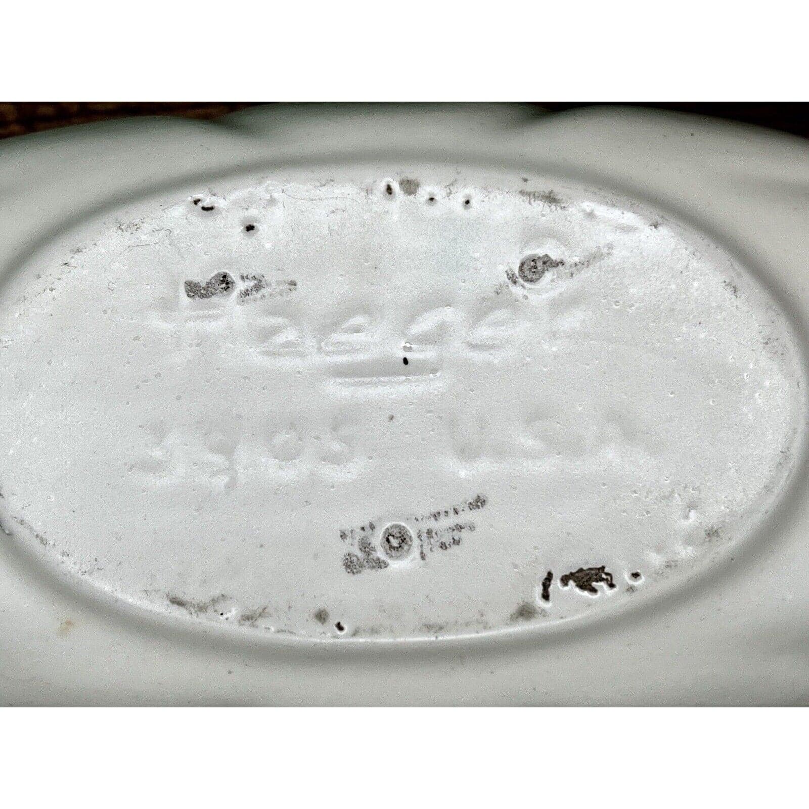 Haeger - Mid-Century Ceramic Bowl, Oblong Form, White - Thumbnail 5