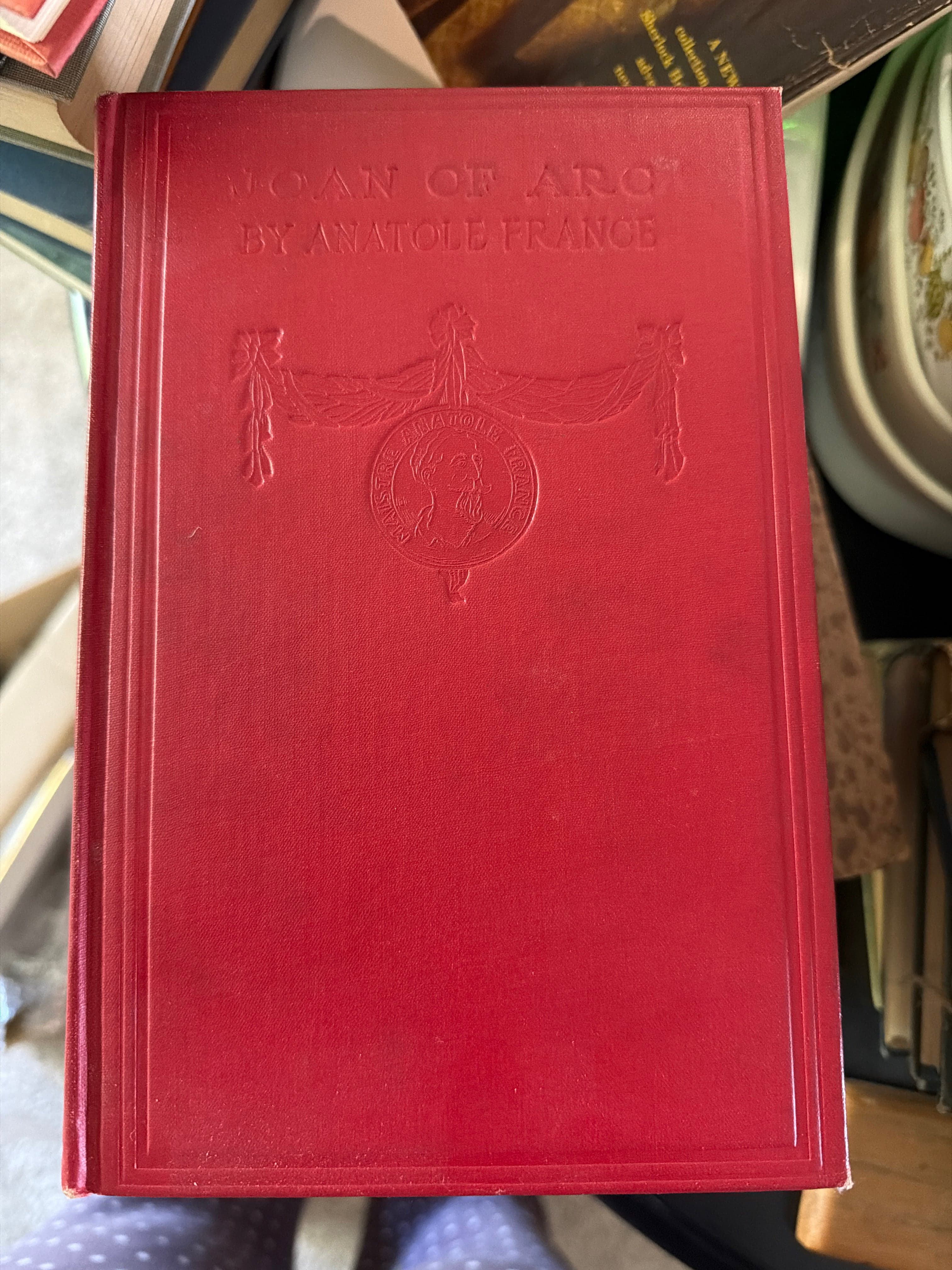 1925 The Life of Joan of Arc Anatole France 2 Volume Set Dodd Mead - Thumbnail 3