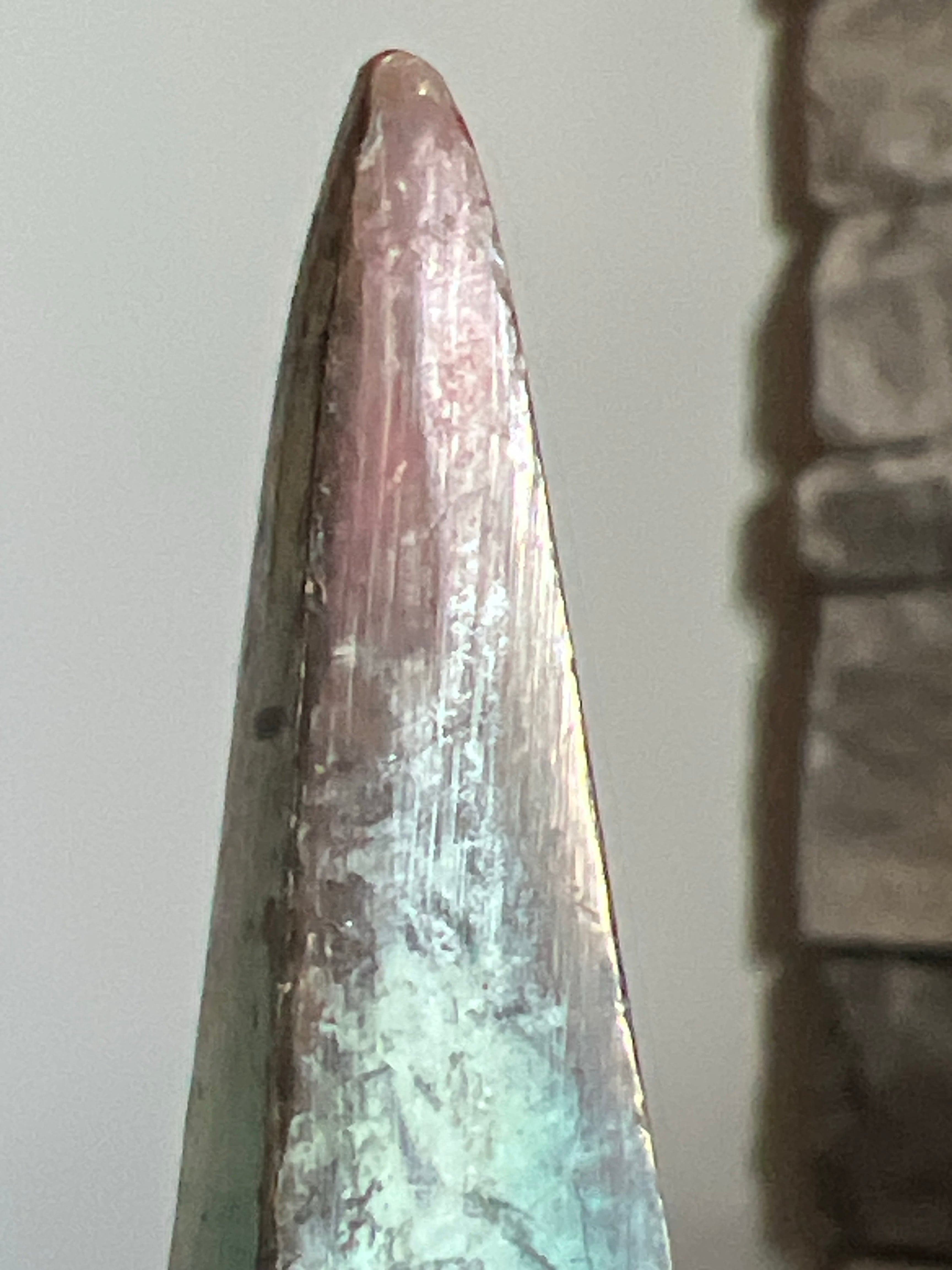 Vintage Copper Tone Architectural Spear Finial Salvage Decor - Thumbnail 3