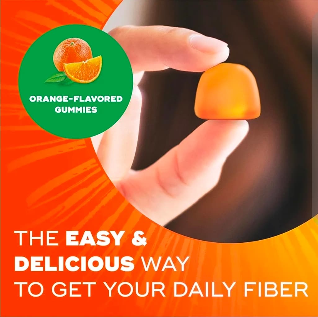 Metamucil Fiber Gummies No Sugar Added 120 Count - Thumbnail 7
