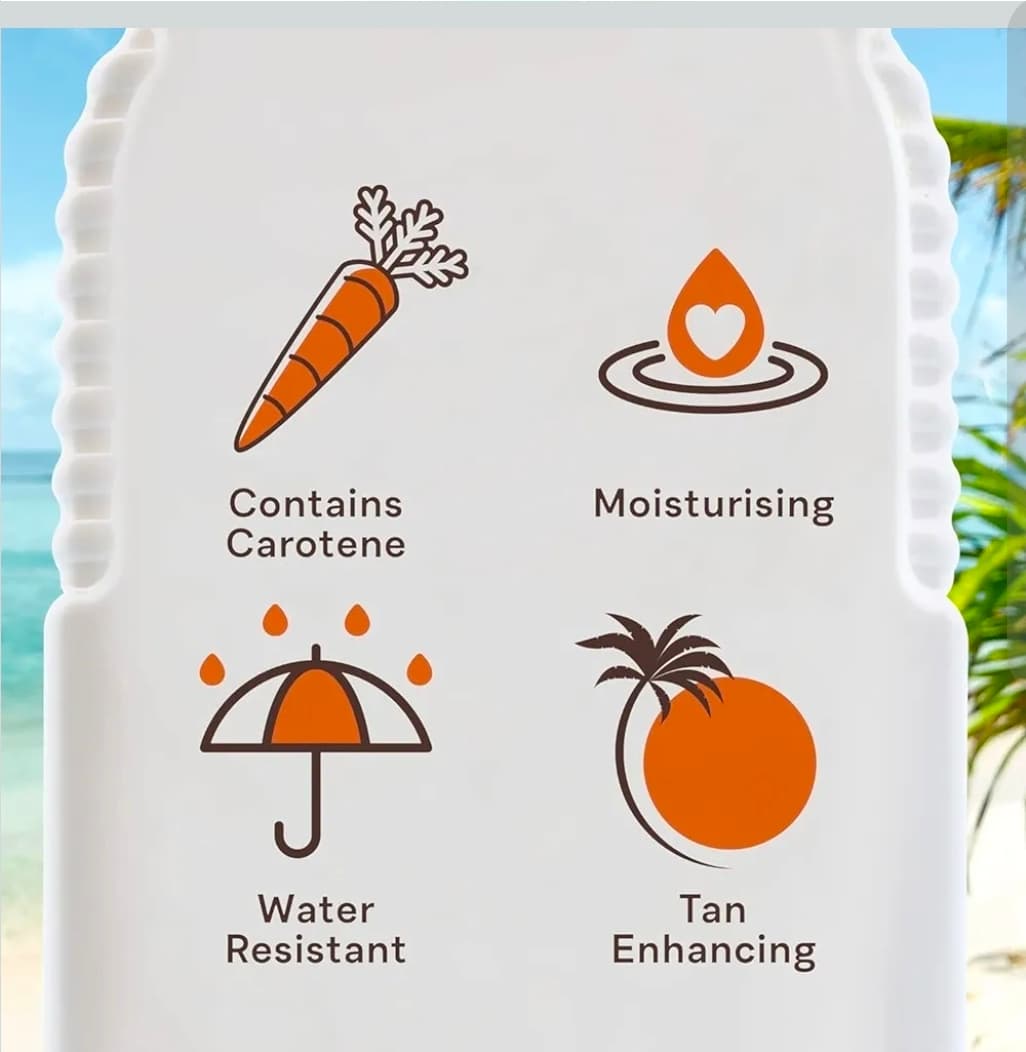 Malibu Fast Tanning Oil with Beta Carotene 200ml - Thumbnail 3