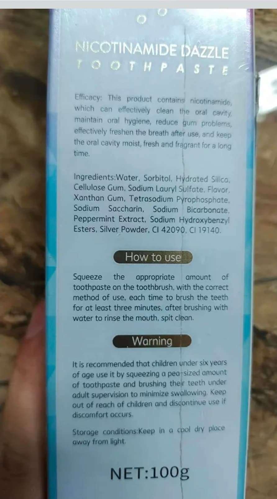 Bright White Niacinamide Whitening Toothpaste 100g - Thumbnail 5