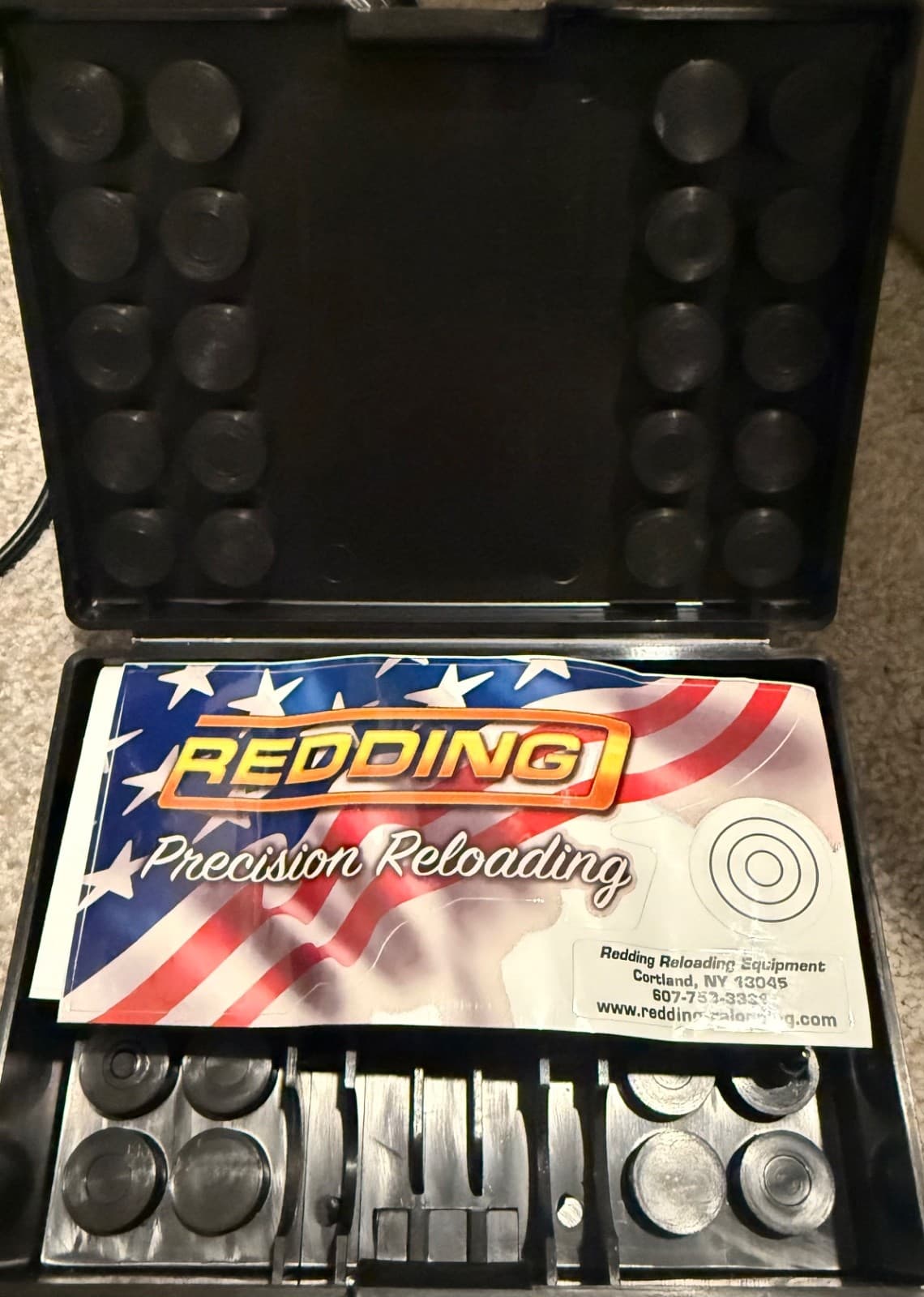 Redding Premium Series Deluxe 3-Die Set 280 Ackley Imp - Image 1