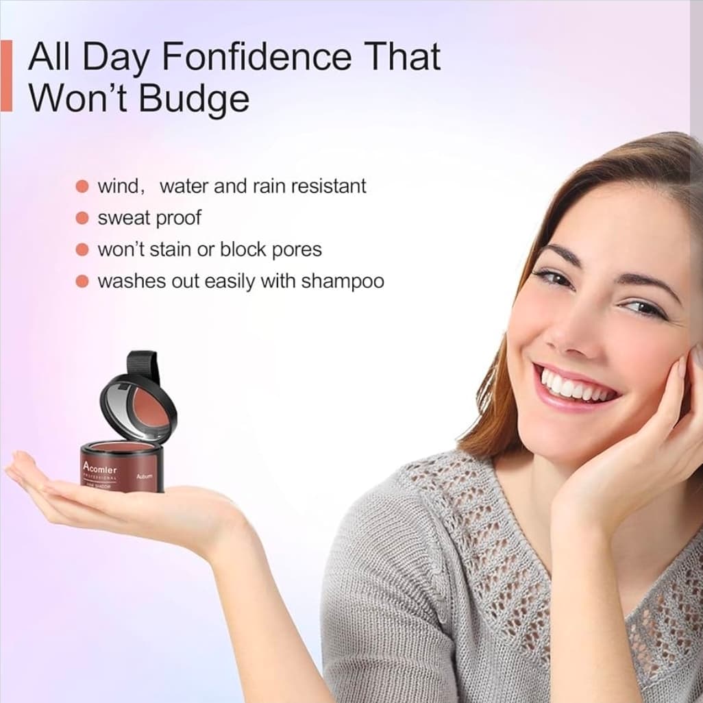 Acomler Professional Hair Shadow Light Blonde - Thumbnail 6