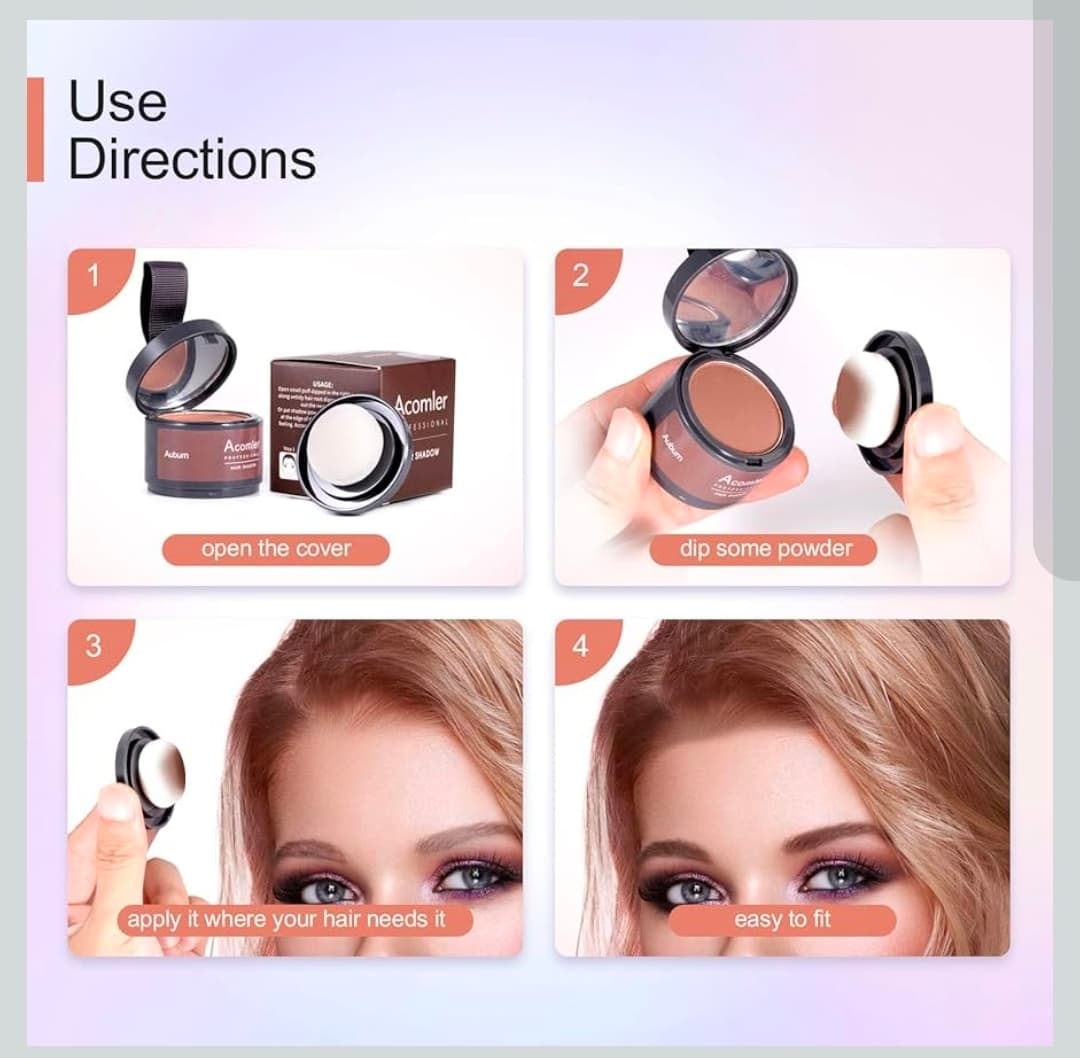 Acomler Professional Hair Shadow Light Blonde - Thumbnail 5