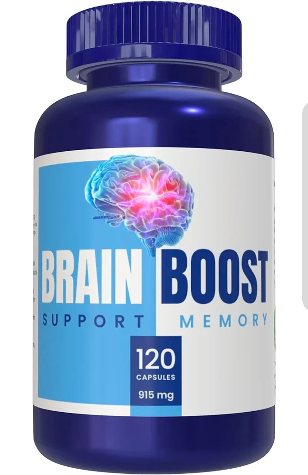Brain Boost Memory Support Supplement 120 Capsules - Image 1