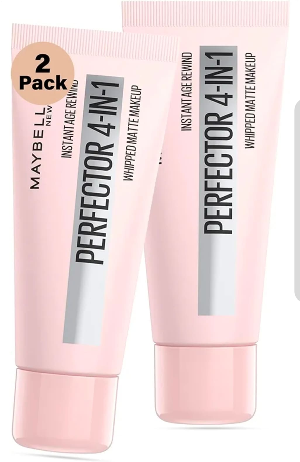 Maybelline Instant Age Rewind Perfector 4-in-1 Makeup Deep 2 Pack - Image 1