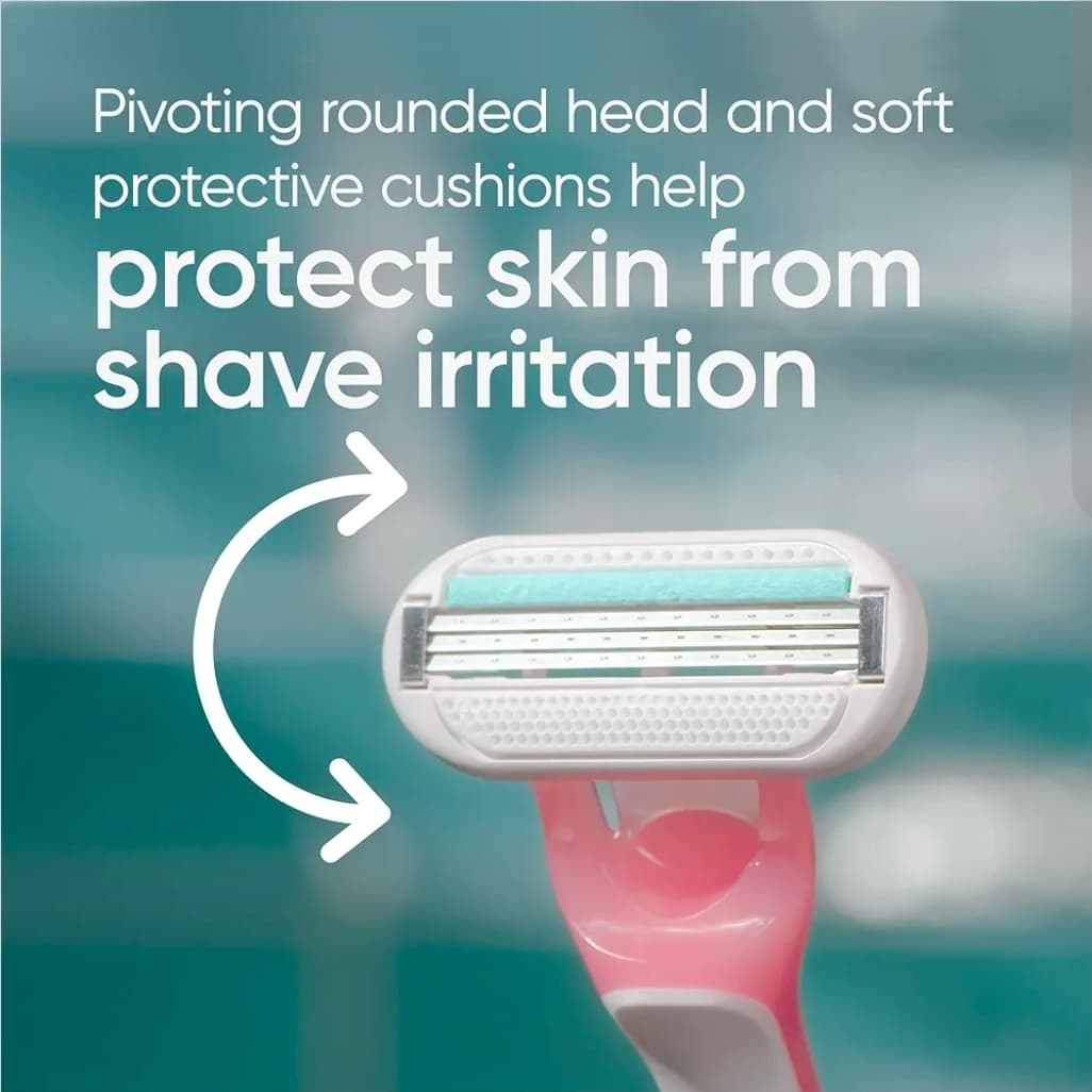 Gillette Venus Smooth Sensitive 3-Blade Disposable Razors Pack - Thumbnail 5