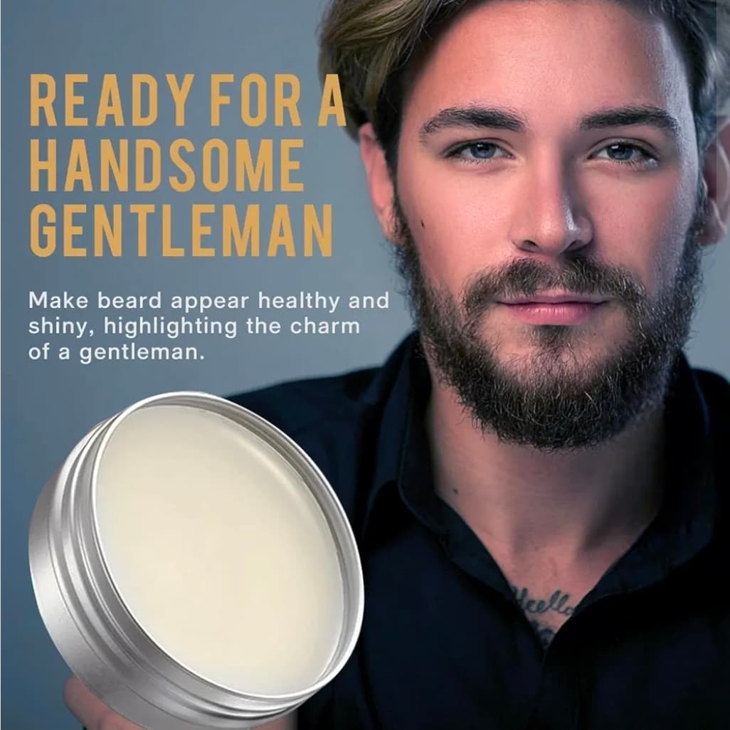 Davromen Tame & Sculpt Beard Balm 4 oz Sandalwood Cedarwood - Thumbnail 2