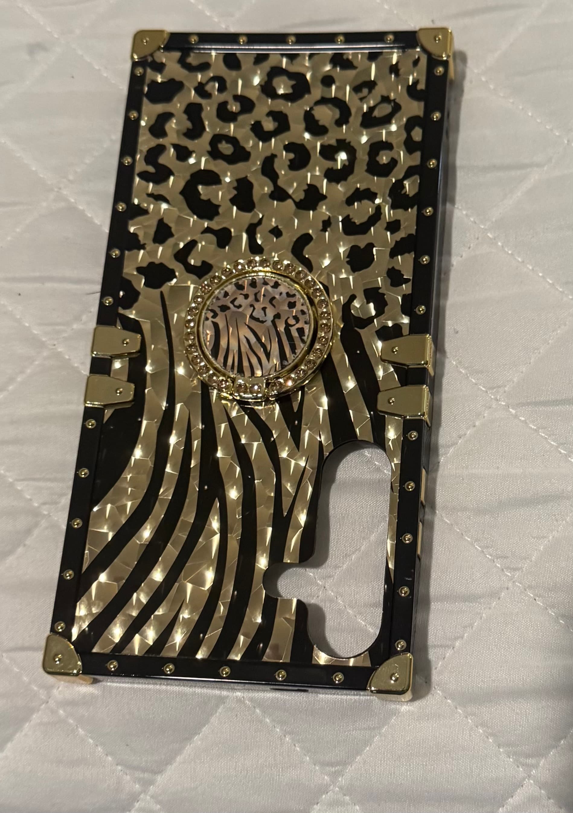 Samsung S24 Plus Leopard Zebra Print Phone Case - Thumbnail 3