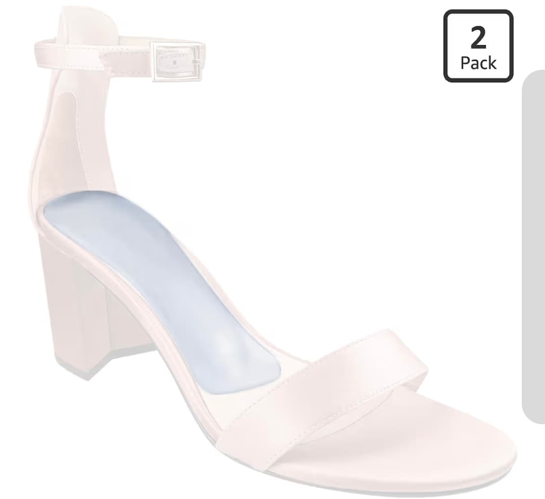 Soprom High Heel Soft Gel Inserts 2 Pack Large - Image 1